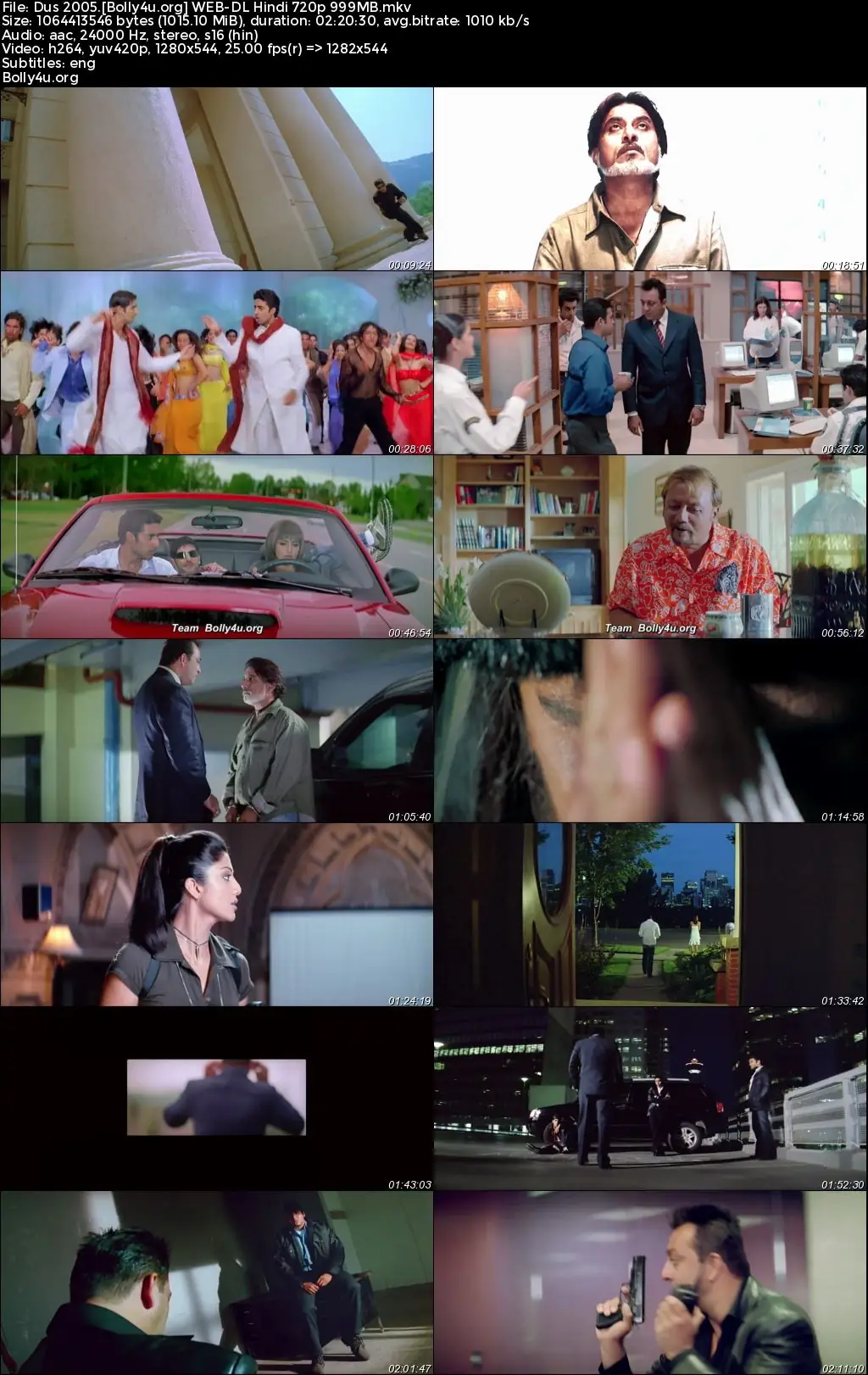 Dus 2005 WEB-DL Hindi Full Movie Download 1080p  720p  480p