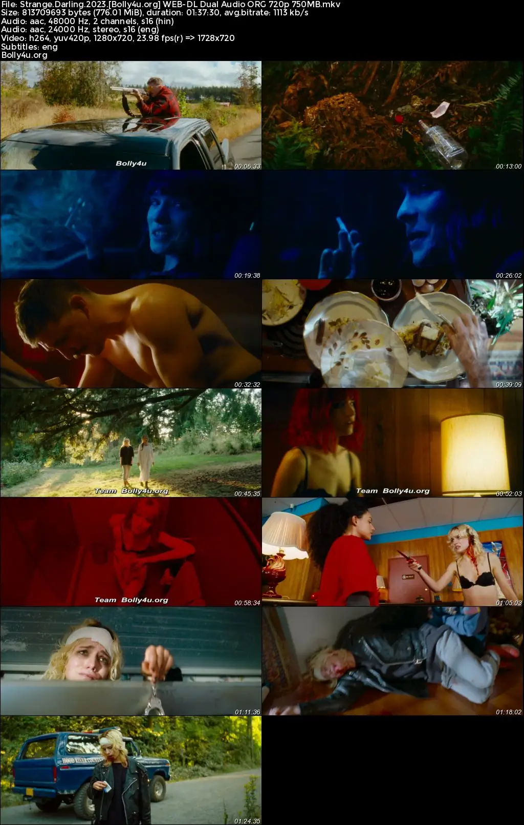 Strange Darling 2023 WEB-DL Hindi Dual Audio ORG Full Movie Download 1080p  720p  480p