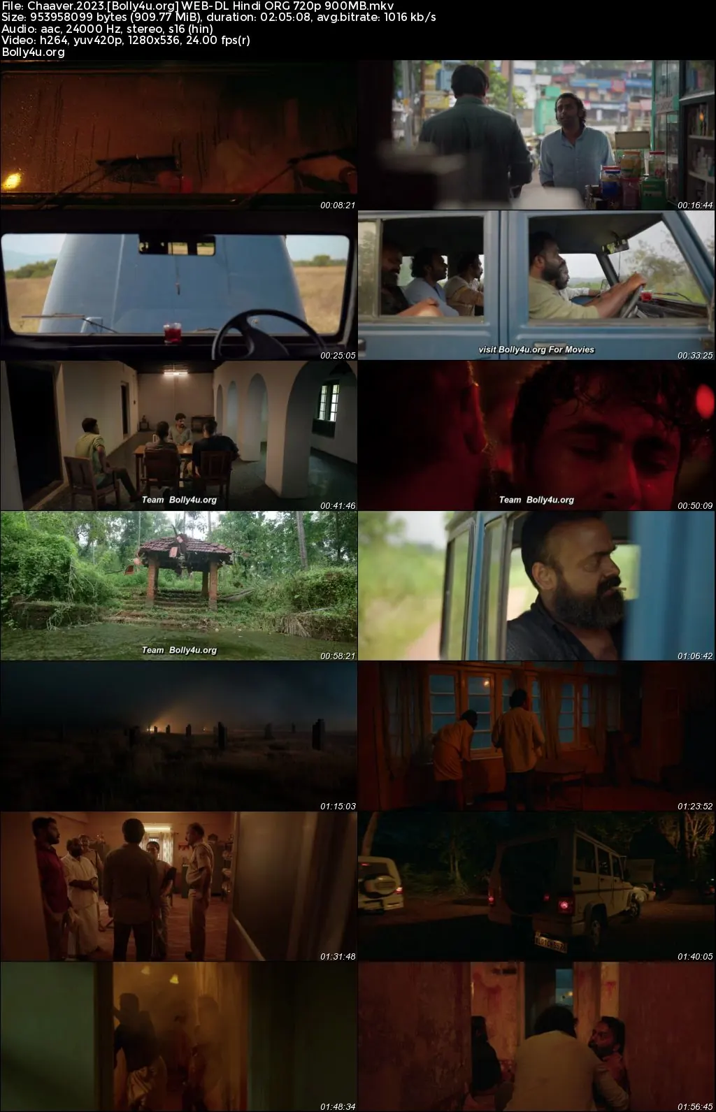 Chaaver 2023 WEB-DL Hindi Dubbed ORG Full Movie Download 1080p  720p  480p