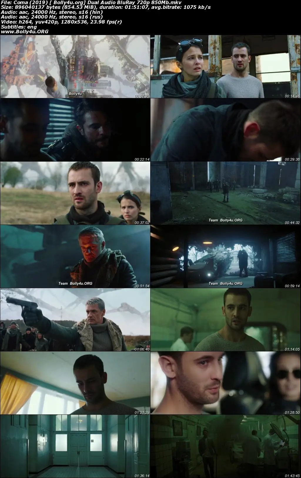 Coma 2019 BluRay 400MB Hindi Dual Audio 480p Download