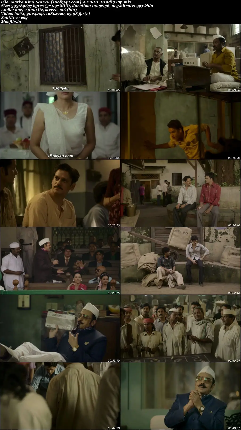 Matka King 2026 WEB-DL Hindi S01 Complete Download 720p  480p