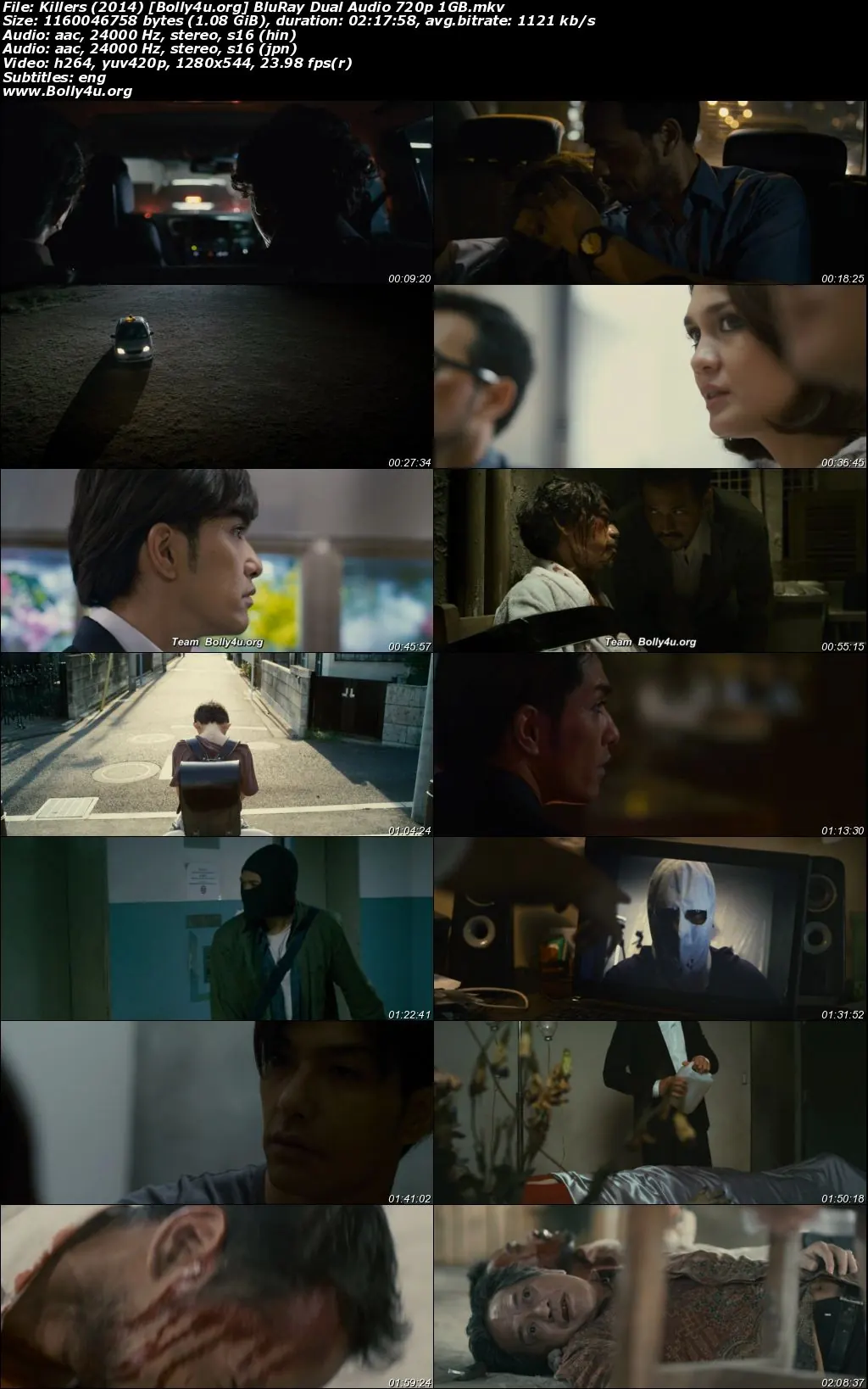 Killers 2014 BluRay Hindi Dual Audio ORG Full Movie Download 1080p  720p  480p