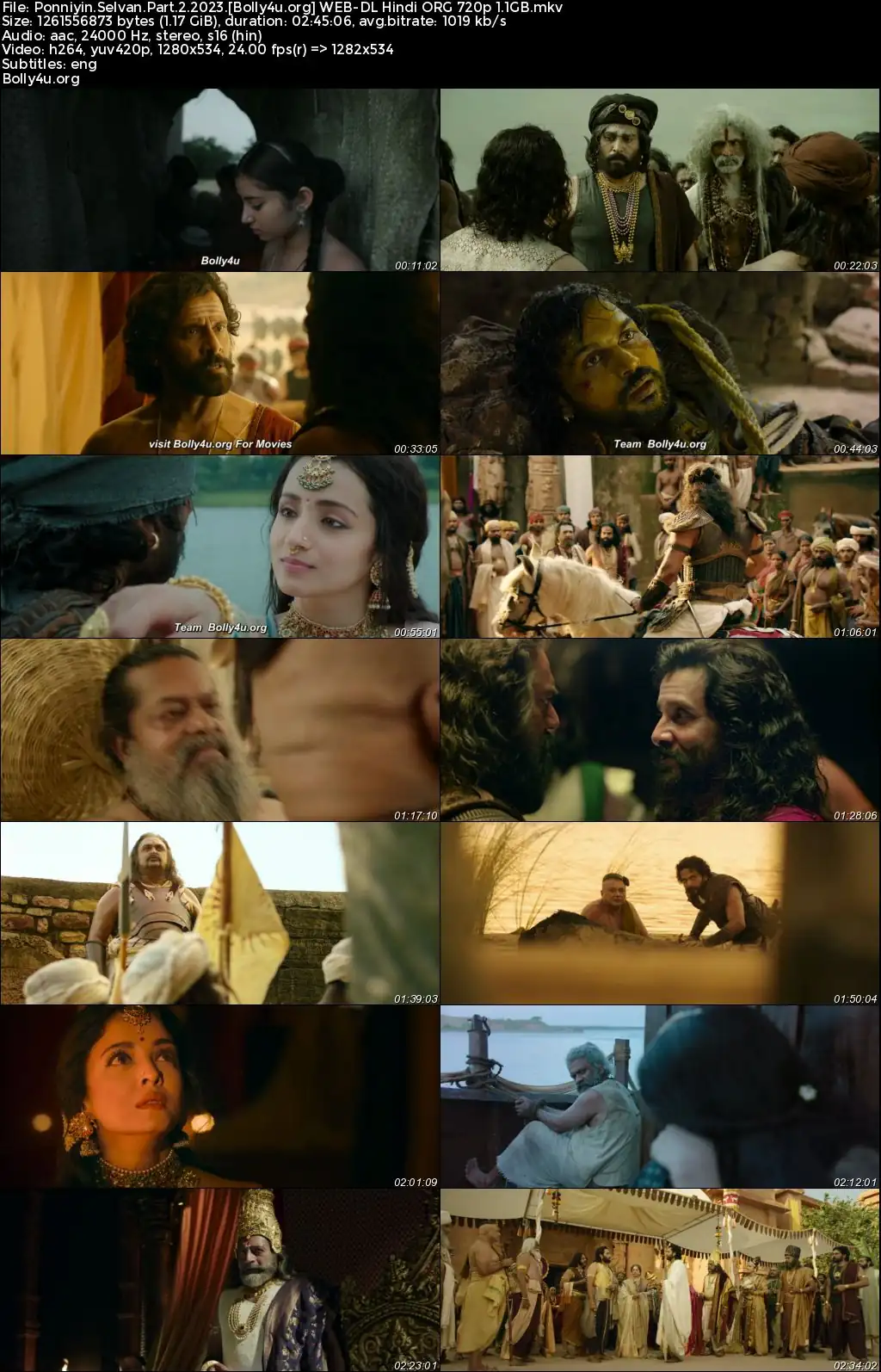 Ponniyin Selvan Part 2 2023 WEB-DL Hindi ORG Full Movie Download 1080p  720p  480p