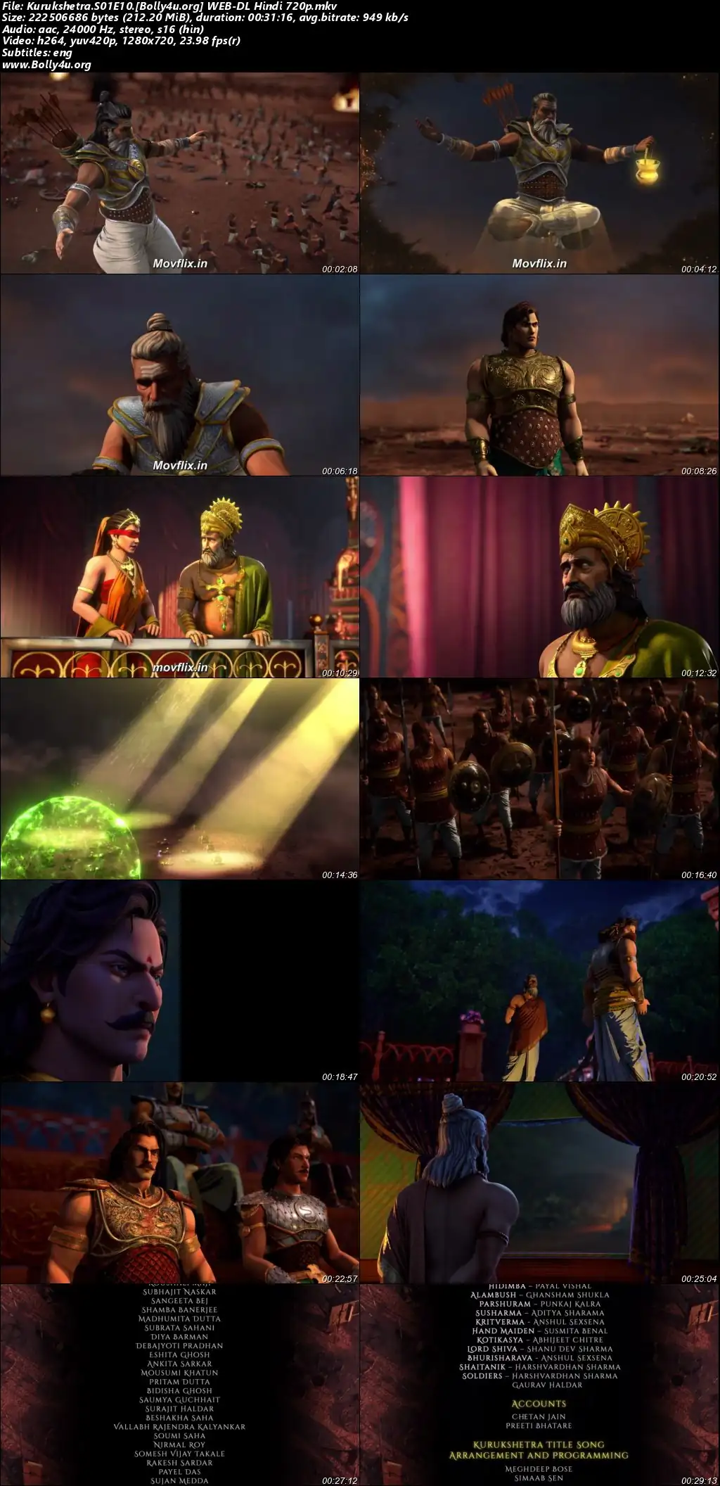Kurukshetra 2025 WEB-DL Hindi S01 Part 02 Complete Download 720p  480p