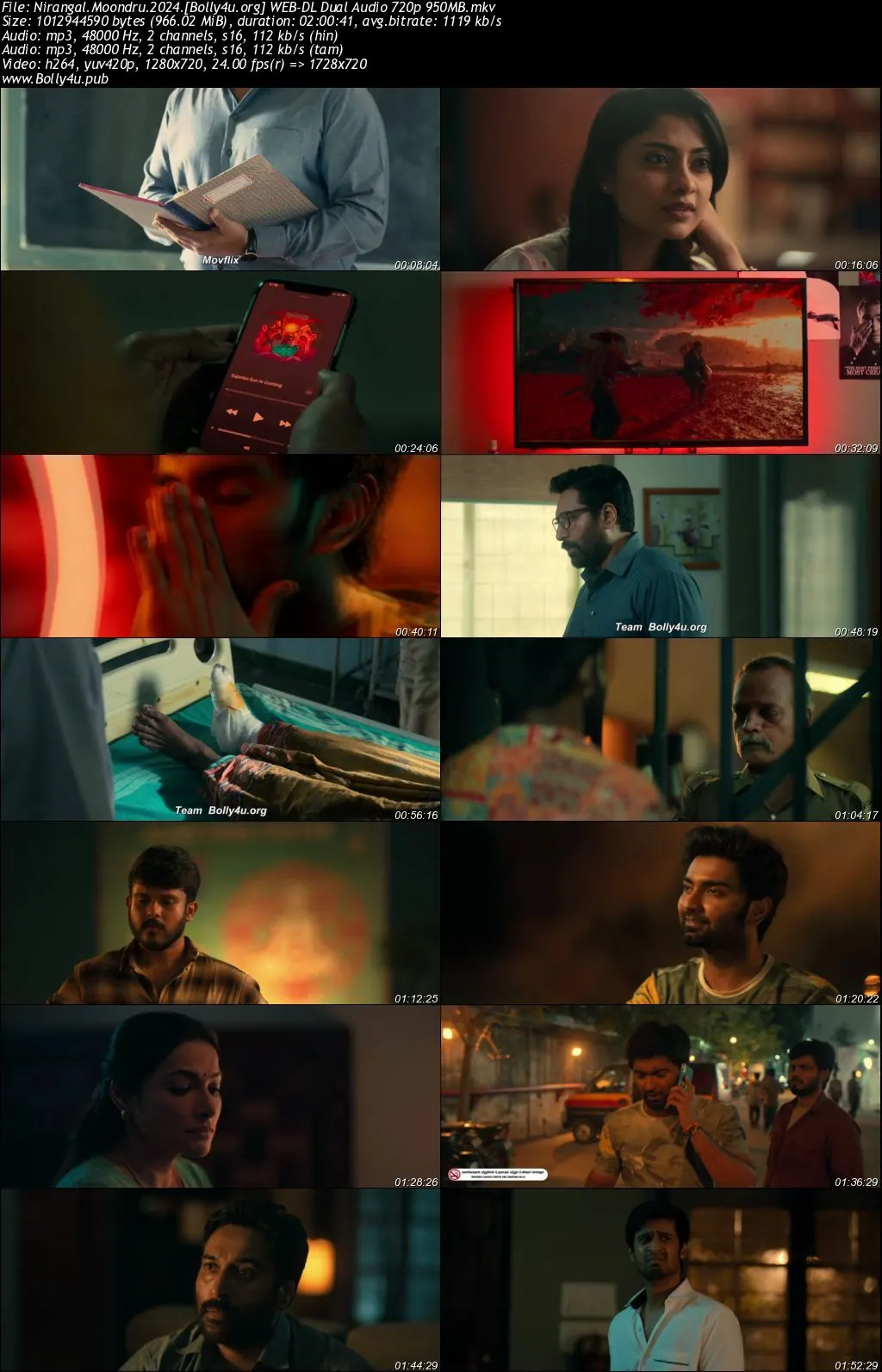 Nirangal Moondru 2024 WEB-DL UNCUT Hindi Dual Audio ORG Full Movie Download 1080p  720p  480p