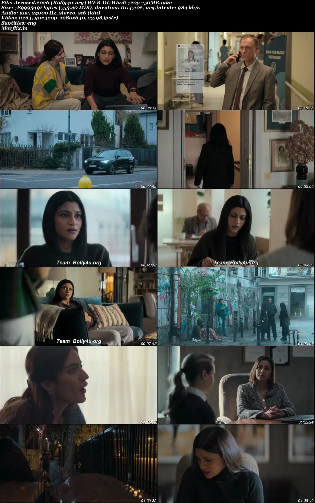 Accused 2026 WEB-DL Hindi Full Movie Download 1080p  720p  480p