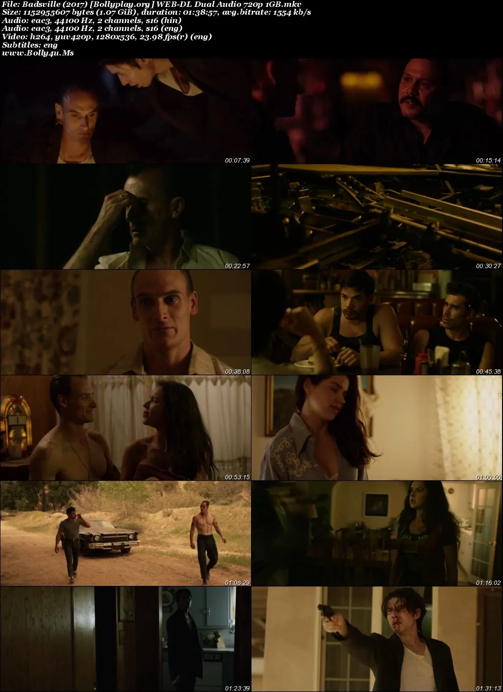 Badsville 2017 WEB-DL Hindi Dual Audio Full Movie Download 720p  480p