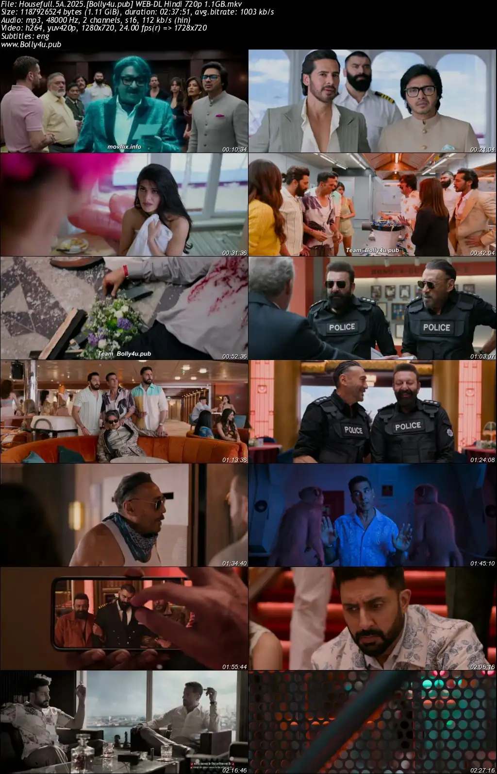 Housefull 5A 2025 WEB-DL Hindi Full Movie Download 1080p  720p  480p