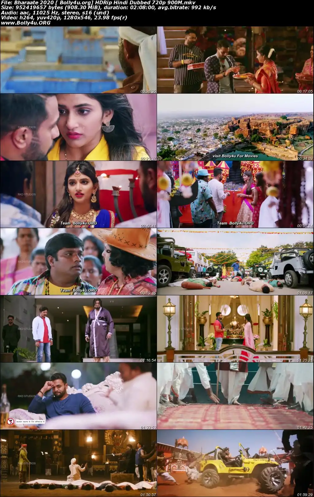 Bharaate 2020 HDRip 900Mb Hindi Dubbed 720p Download