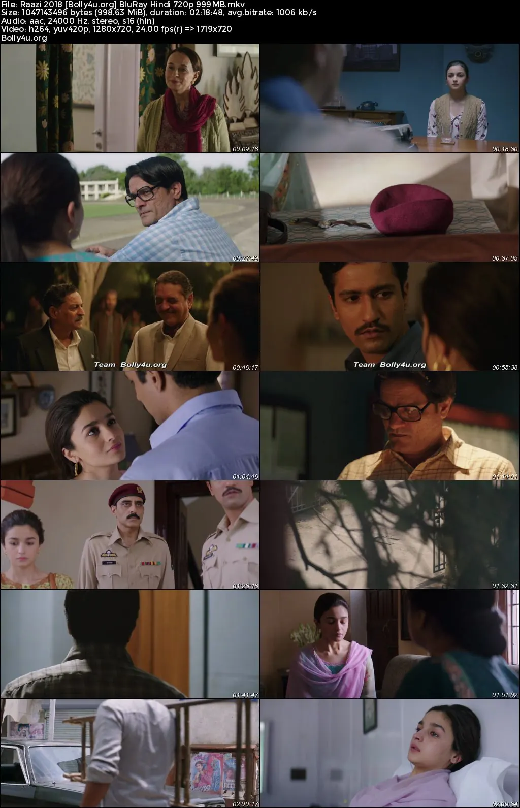 Raazi 2018 BluRay Hindi Full Movie Download 1080p  720p  480p
