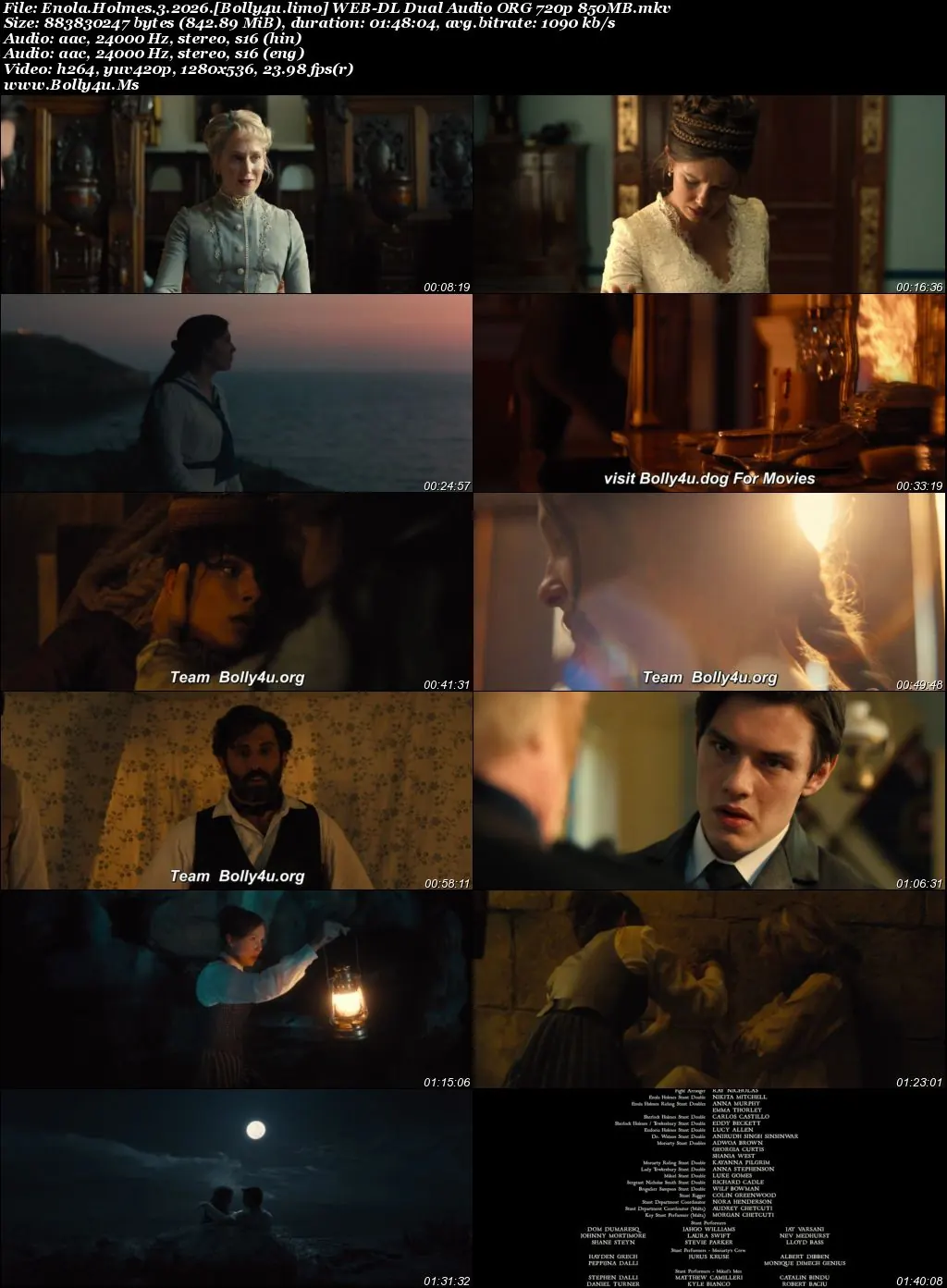 Enola Holmes 3 2026 WEB-DL Hindi Dual Audio ORG Full Movie Download 1080p  720p  480p