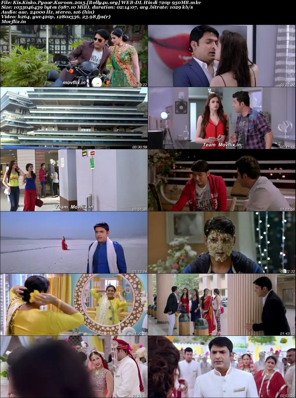 Kis Kisko Pyaar Karoon 2015 WEB-DL Hindi Full Movie Download 1080p  720p  480p