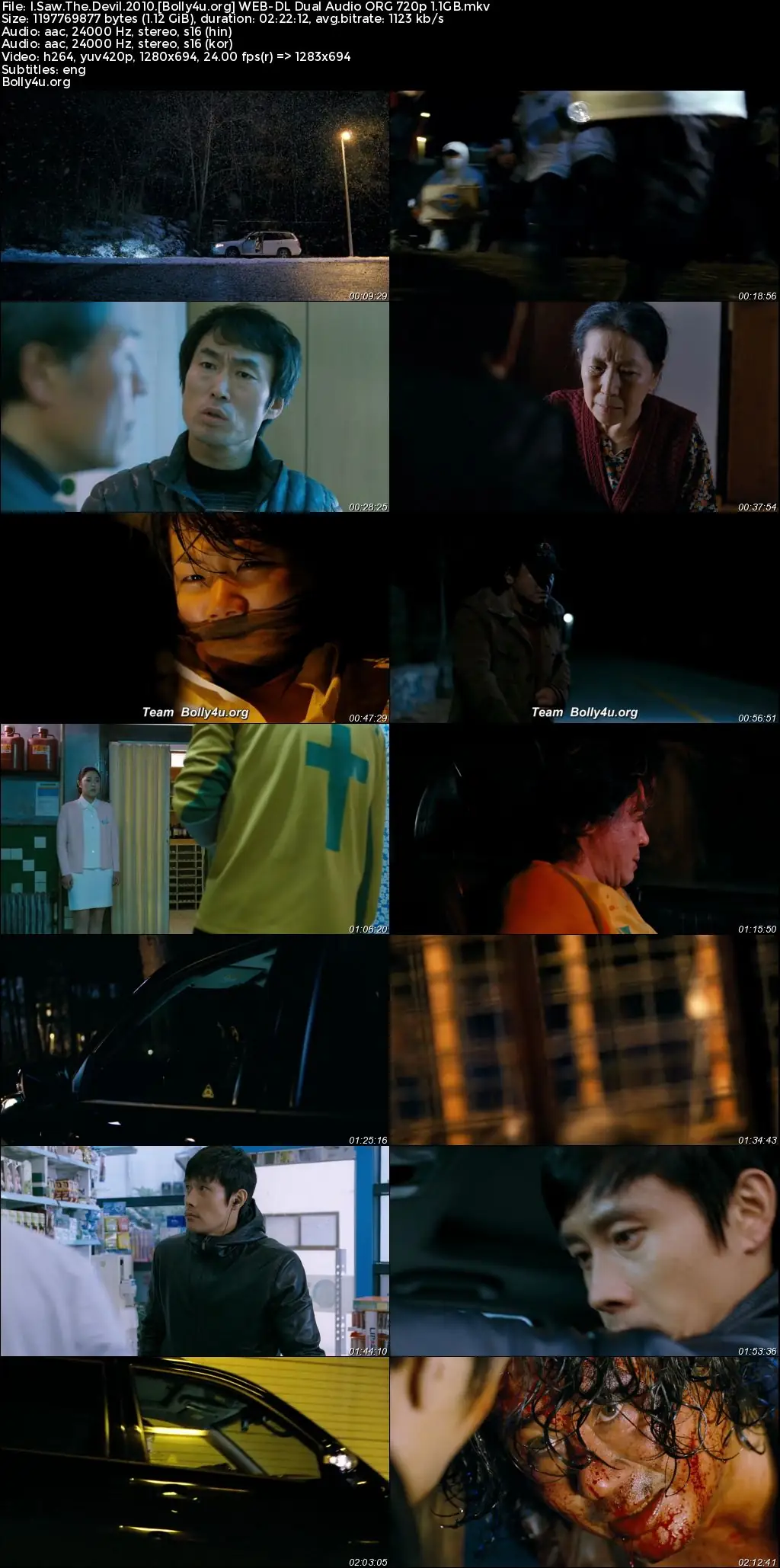 I Saw the Devil 2010 WEB-DL Hindi Dual Audio ORG Full Movie Download 1080p  720p  480p