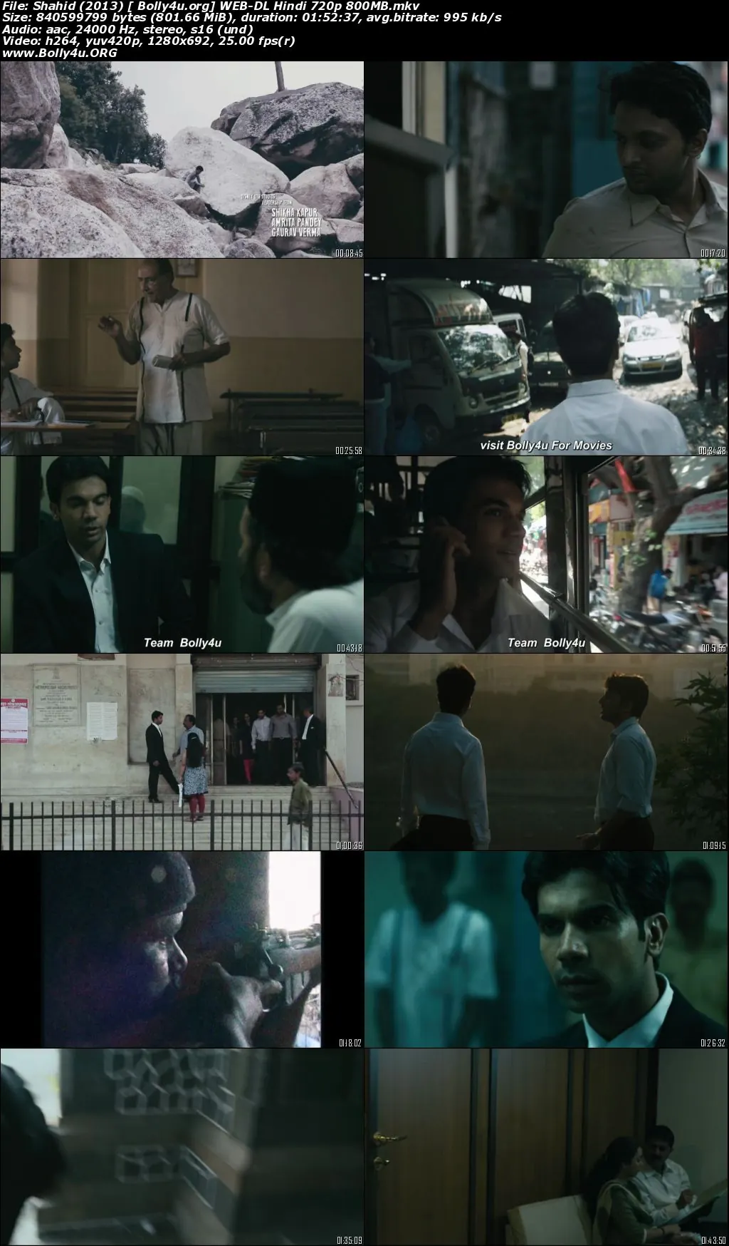 Shahid 2013 WEB-DL 350MB Hindi Movie Download 480p