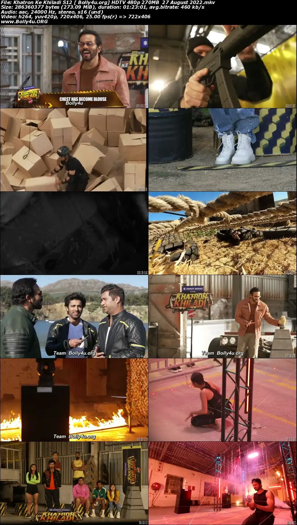 Khatron Ke Khiladi S12 HDTV 480p 270MB 27 August 2022 Download Khatron Ke Khiladi S12 HDTV 480p 270MB 27 August 2022 Download