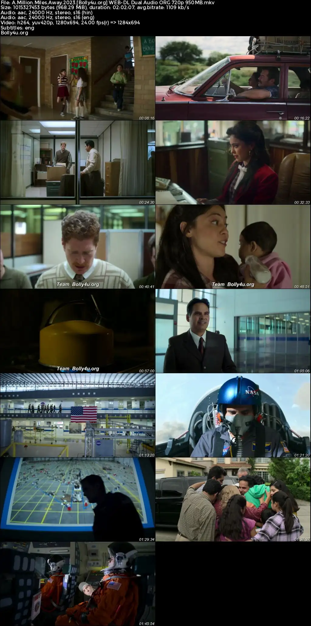 A Million Miles Away 2023 WEB-DL Hindi Dual Audio ORG Full Movie Download 1080p  720p  480p