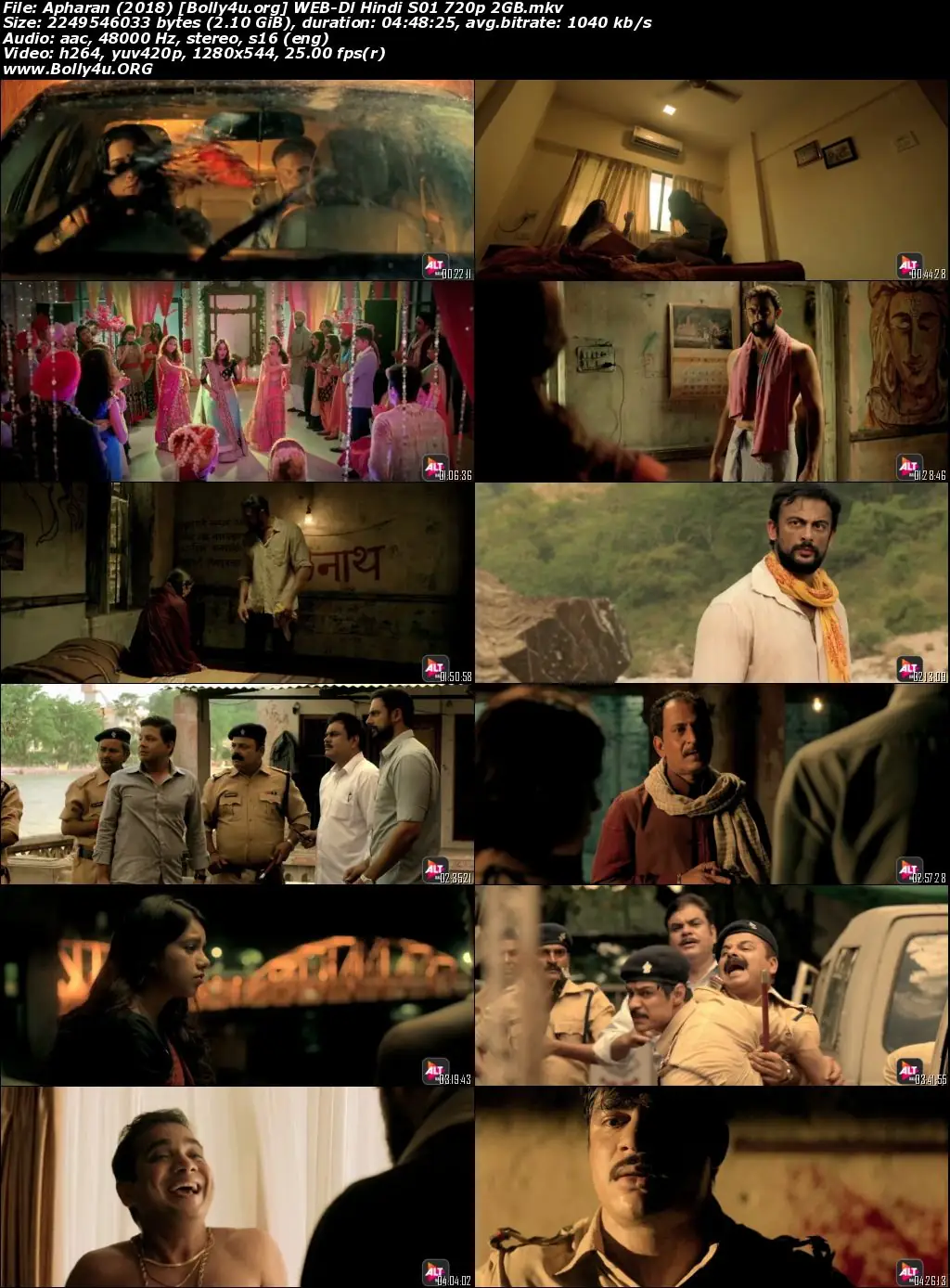Apharan 2018 HDRip 2GB Complete Season 01 Hindi 720p Download