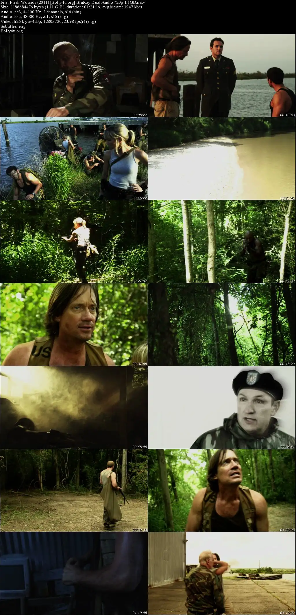 Flesh Wounds 2011 BluRay Hindi Dual Audio Full Movie Download 720p  480p