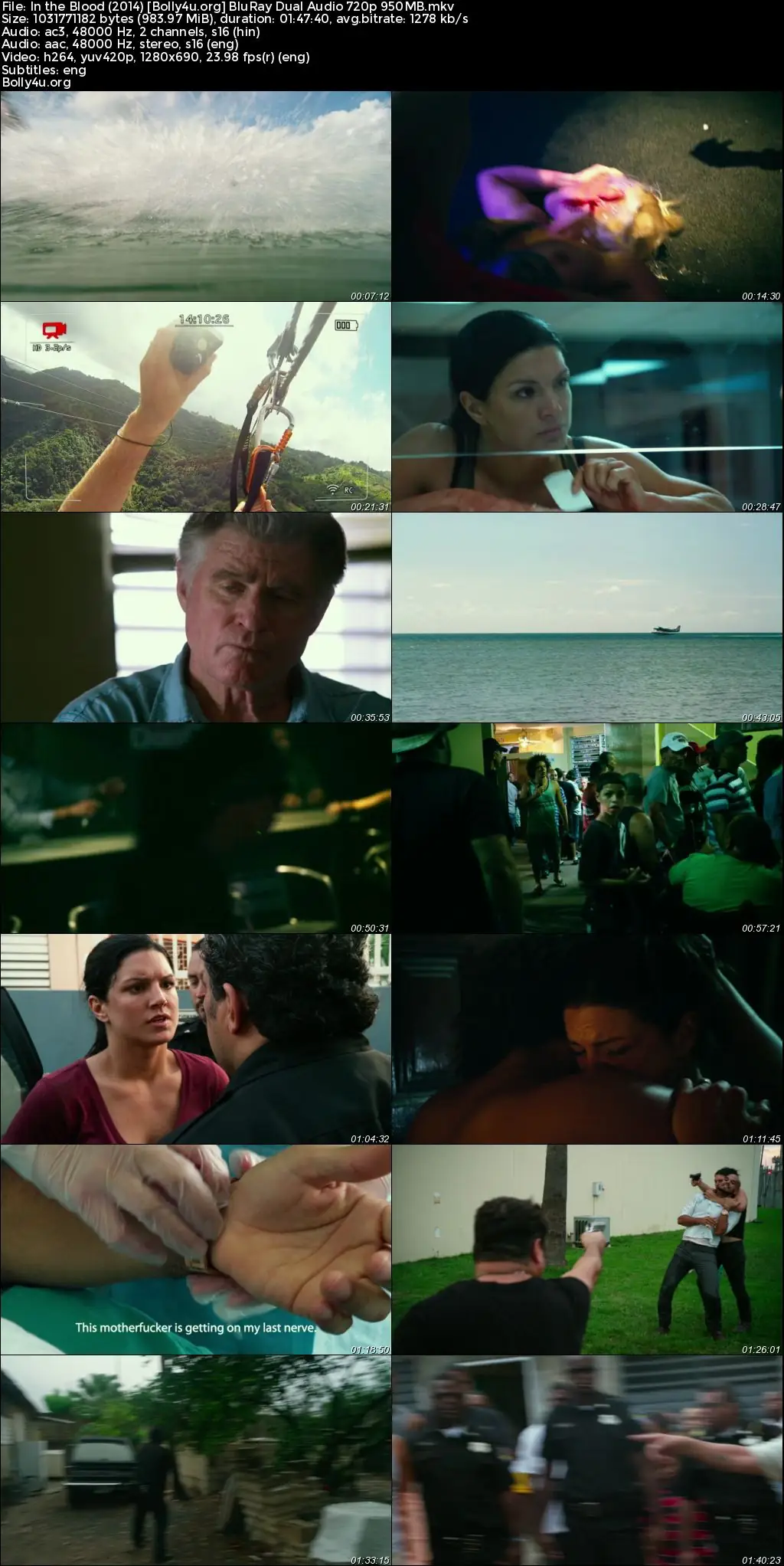 In the Blood 2014 BluRay Hindi Dual Audio Full Movie Download 720p  480p