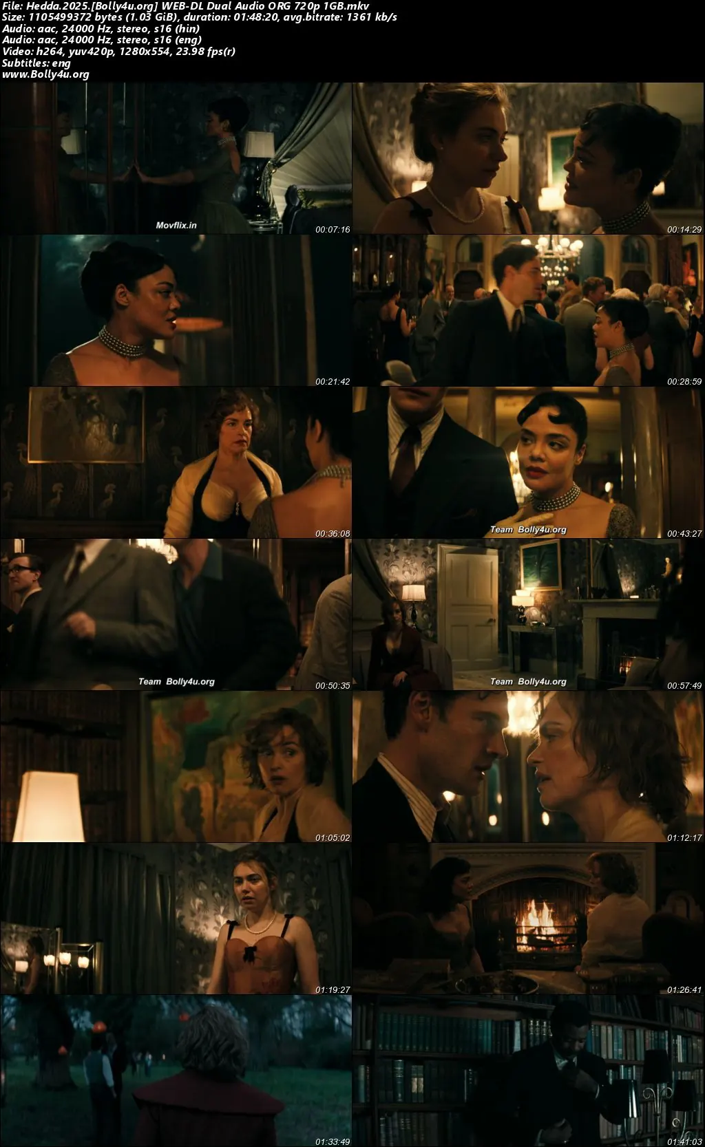 Hedda 2025 WEB-DL Hindi Dual Audio ORG Full Movie Download 1080p  720p  480p