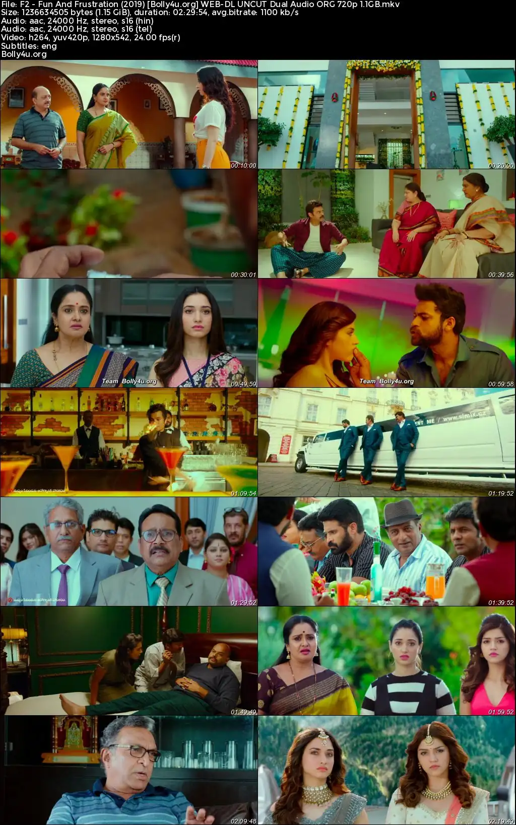 F2 Fun And Frustration 2019 WEB-DL UNCUT Hindi Dual Audio ORG Full Movie Download 1080p  720p  480p