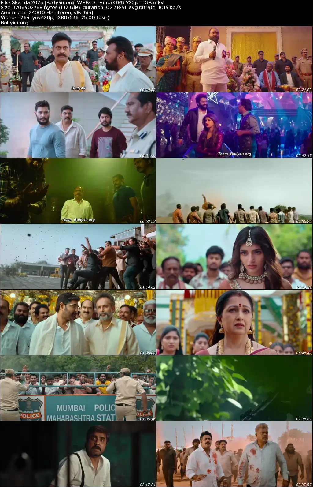 Skanda 2023 WEB-DL Hindi ORG Full Movie Download 1080p  720p  480p