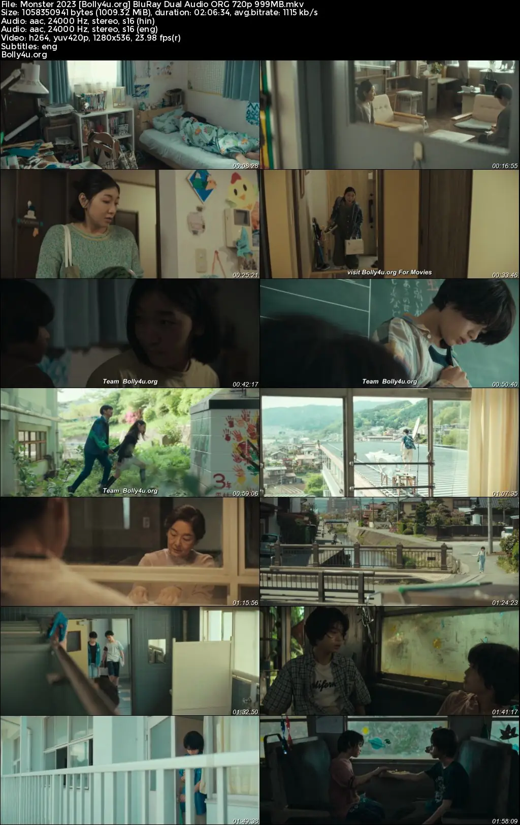 Monster 2023 BluRay Hindi Dual Audio ORG Full Movie Download 1080p  720p  480p