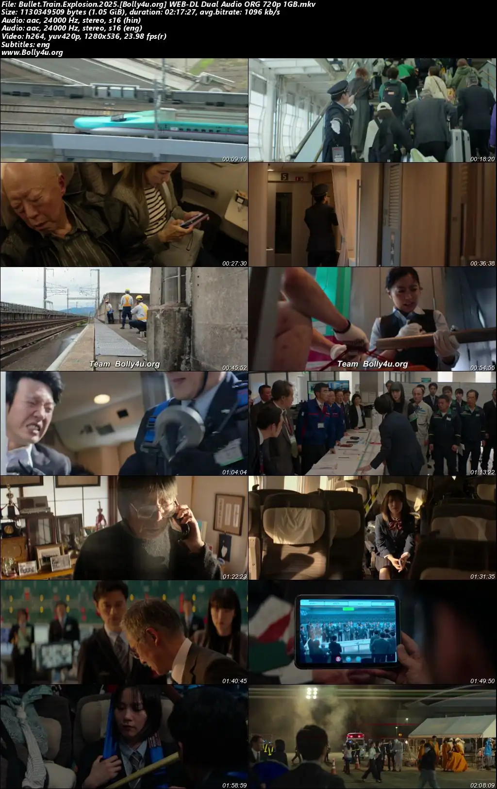 Bullet Train Explosion 2025 WEB-DL Hindi Dual Audio ORG Full Movie Download 1080p  720p  480p