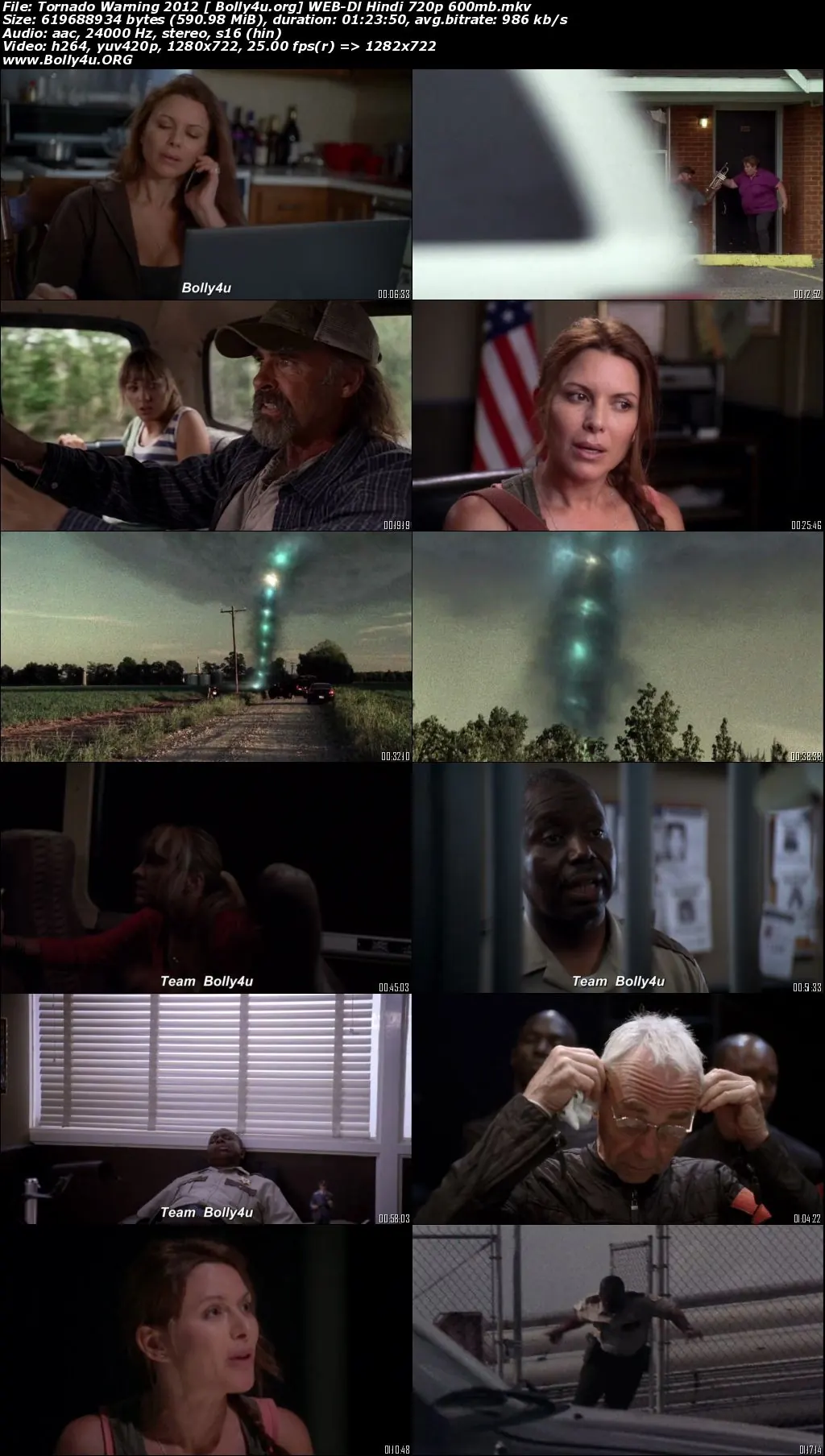Tornado Warning 2012 WEB-DL 600Mb Hindi Dubbed 720p Download