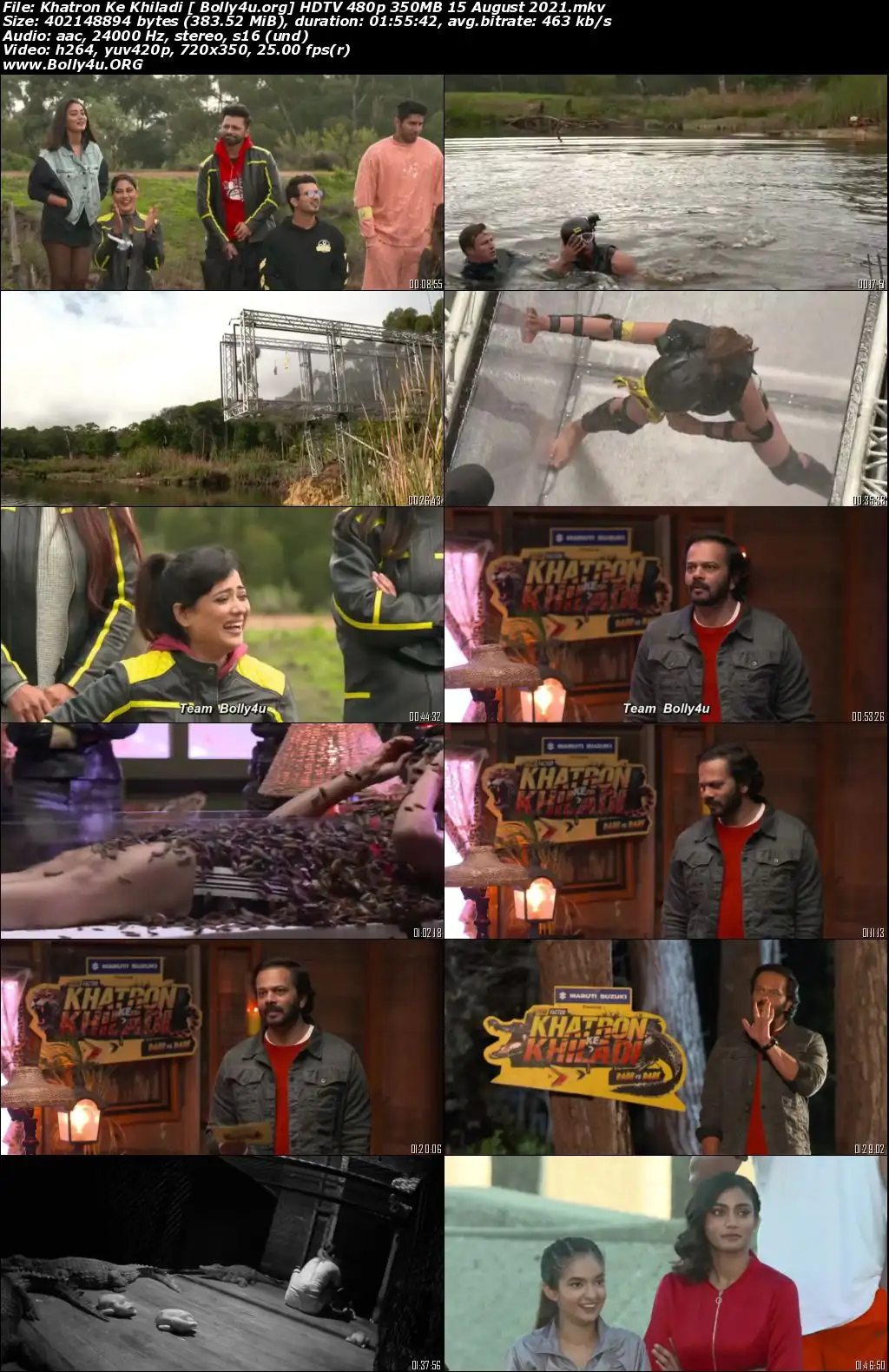 Khatron Ke Khiladi HDTV 480p 350MB 15 August 2021 Download