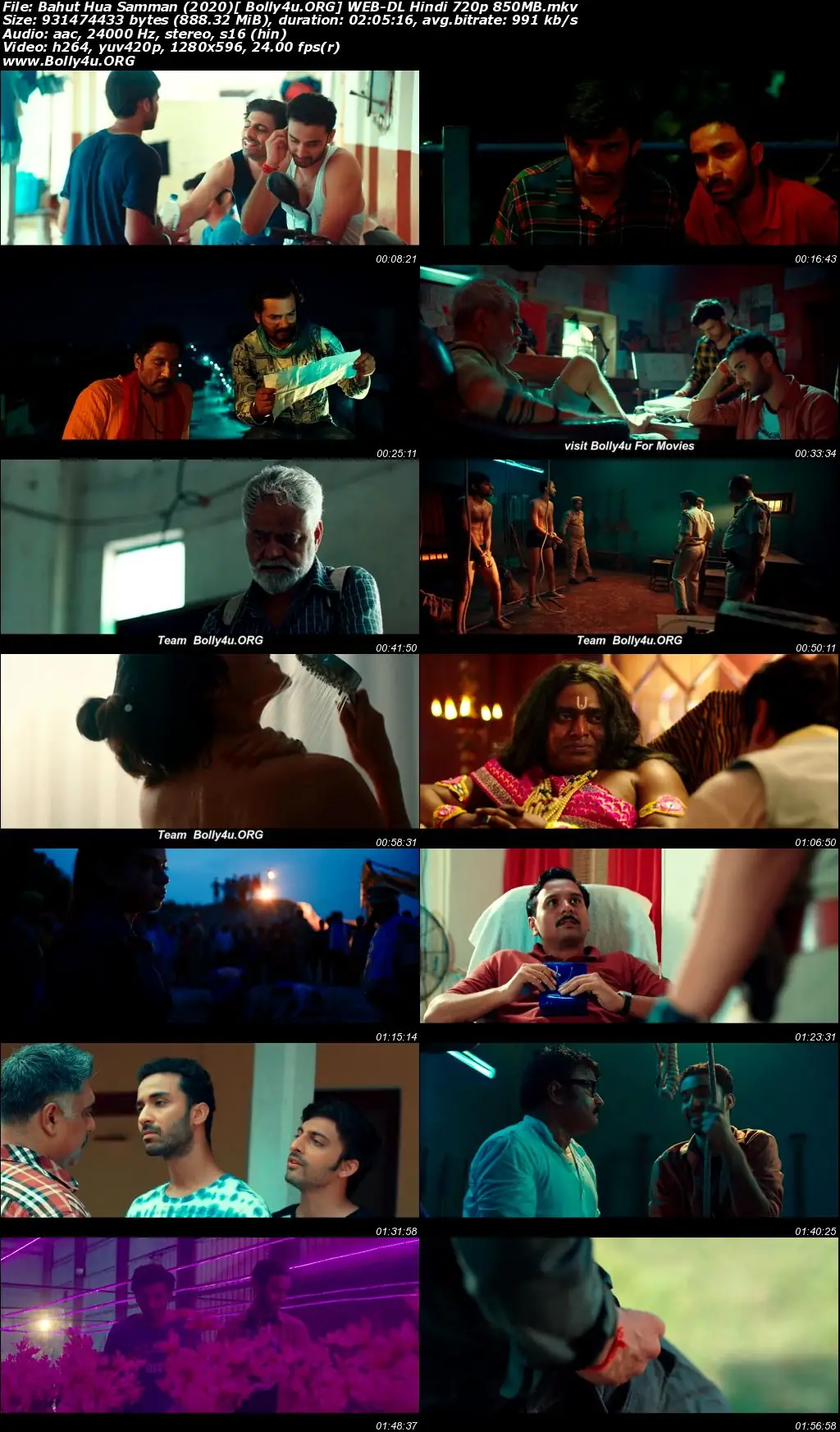 Bahut Hua Samman 2020 WEB-DL 300Mb Hindi 480p Download