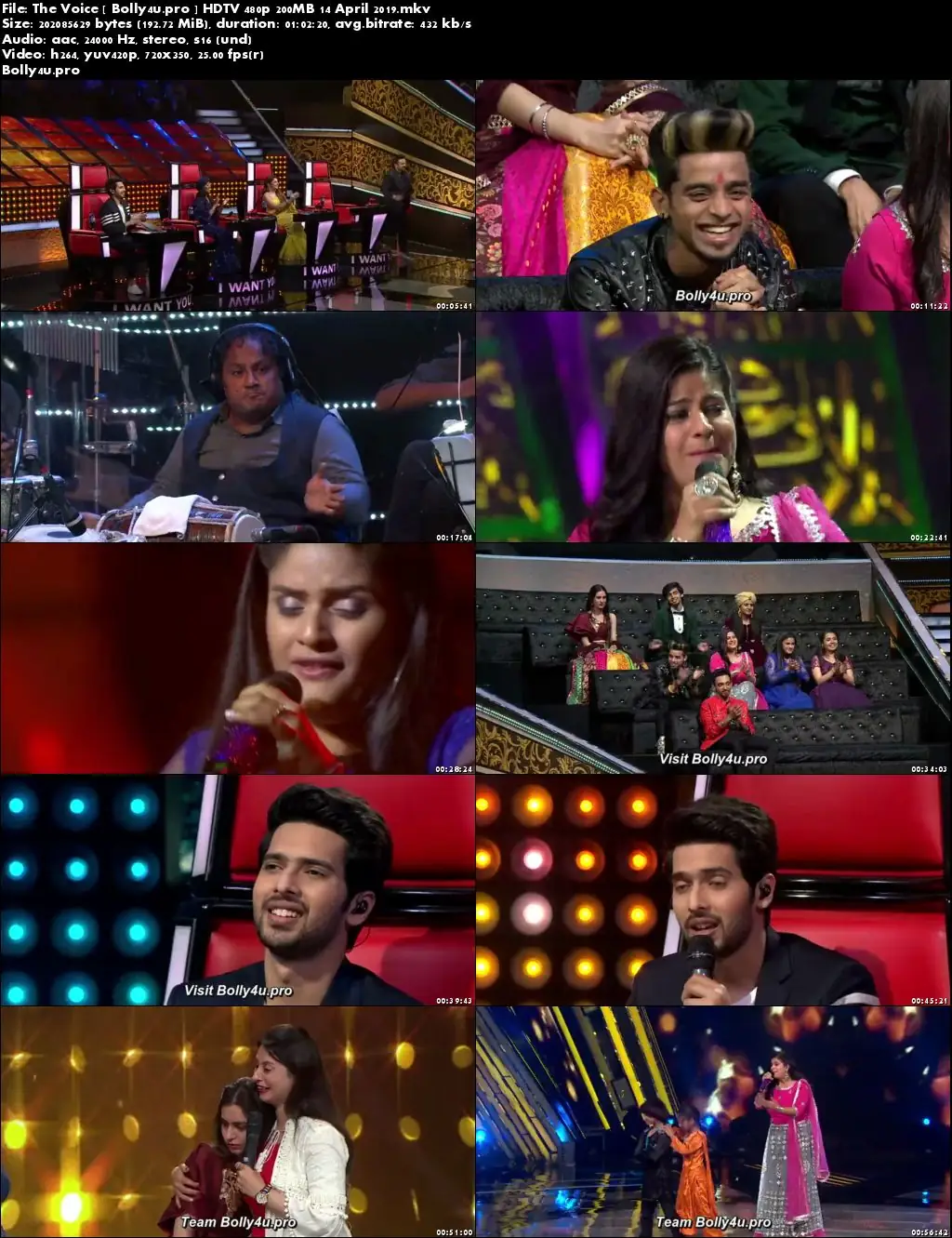 The Voice HDTV 480p 200MB 14 April 2019 Download The Voice HDTV 480p 200MB 14 April 2019 Download