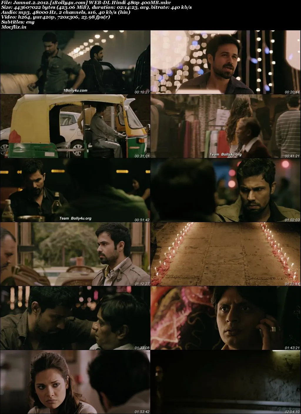 Jannat 2 2012 WEB-DL Hindi Full Movie Download 1080p  720p  480p