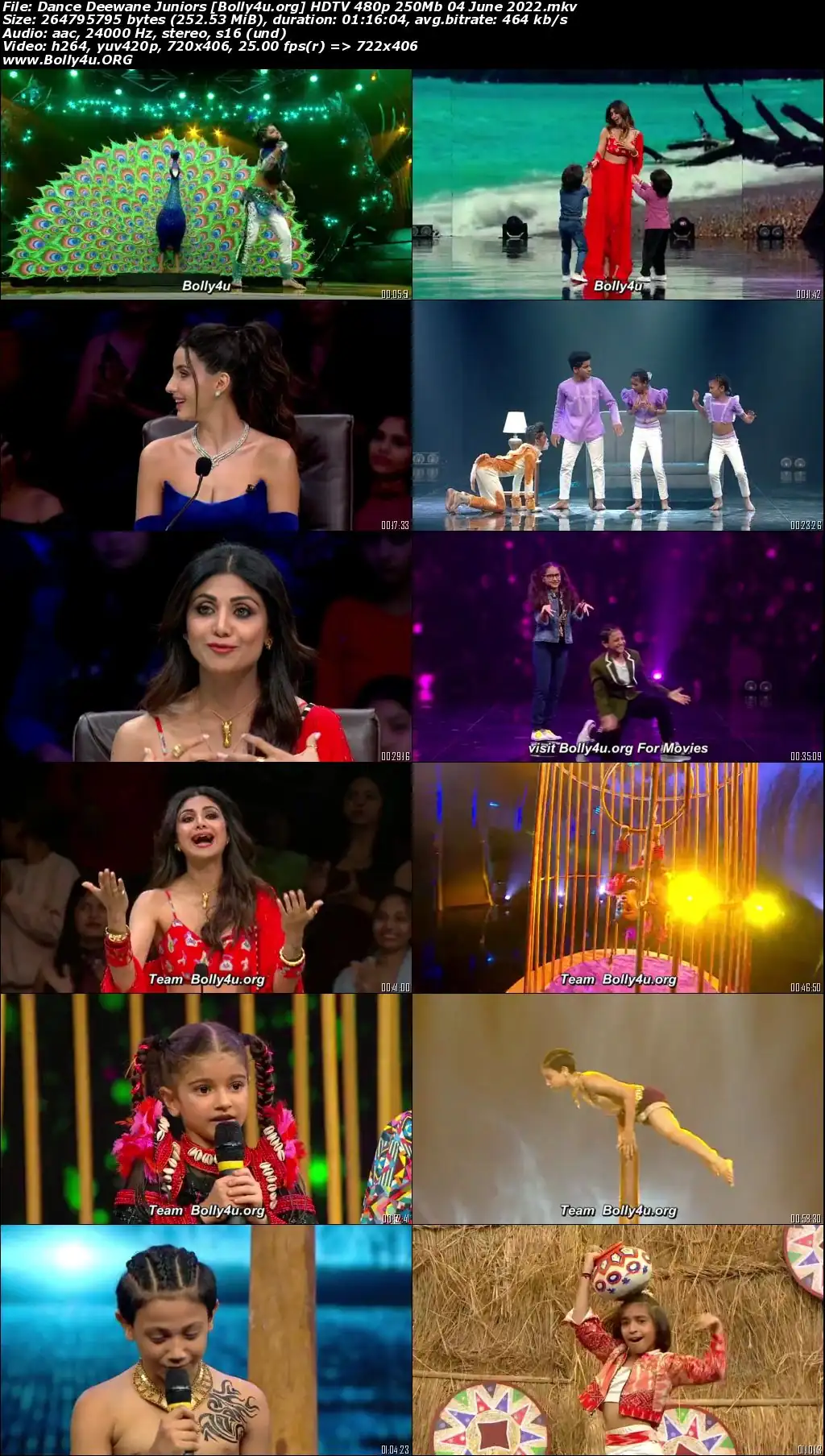 Dance Deewane Juniors HDTV 480p 250Mb 04 June 2022 Download