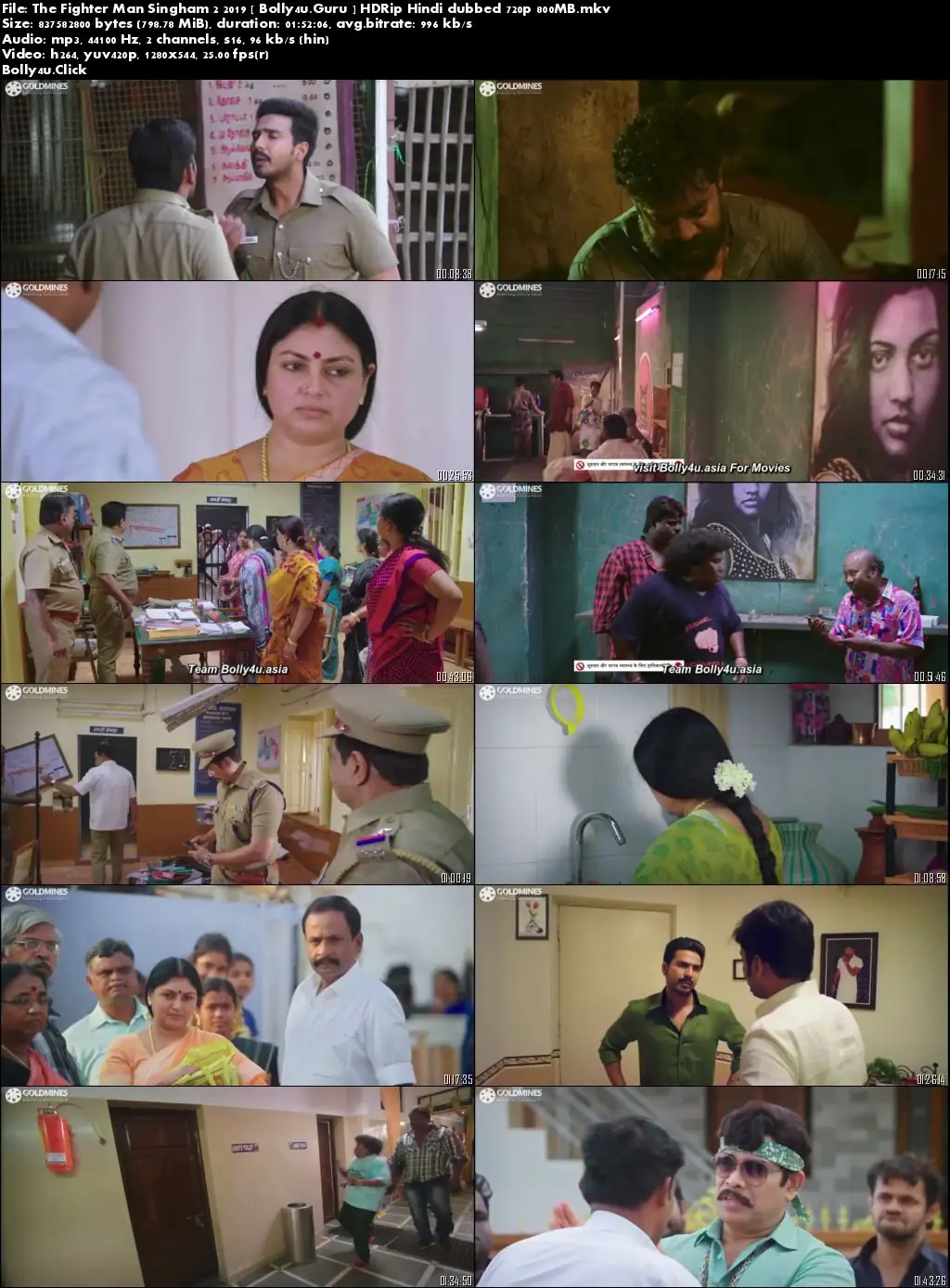 The Fighter Man Singham 2 2019 HDRip 800MB Hindi Dubbed 720p Download
