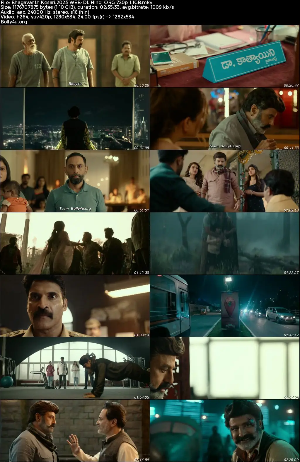 Bhagavanth Kesari 2023 WEB-DL Hindi Dubbed ORG Full Movie Download 1080p  720p  480p