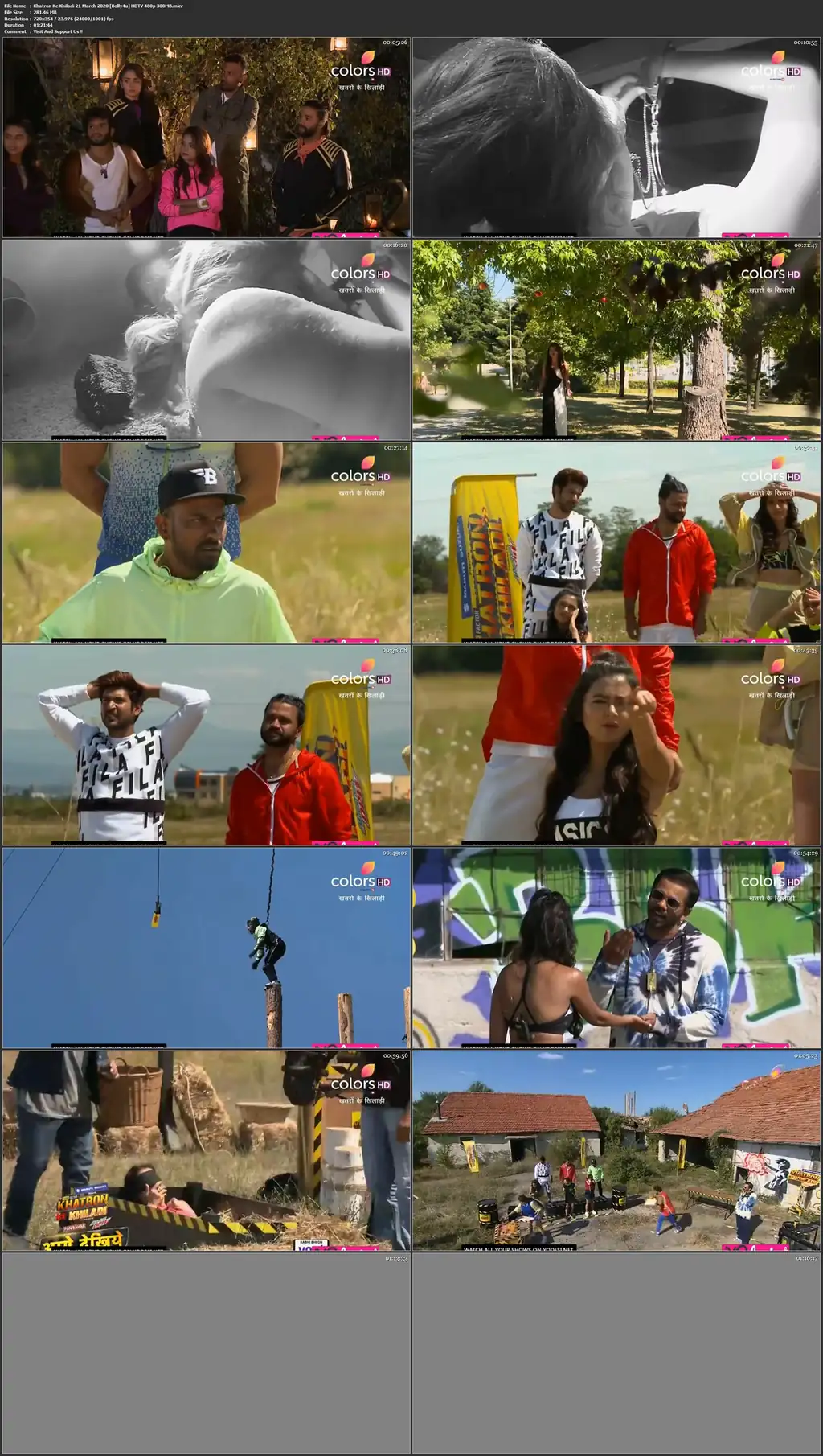 Khatron Ke Khiladi HDTV 480p 300MB 21 March 2020 still 1  Bolly4u Official