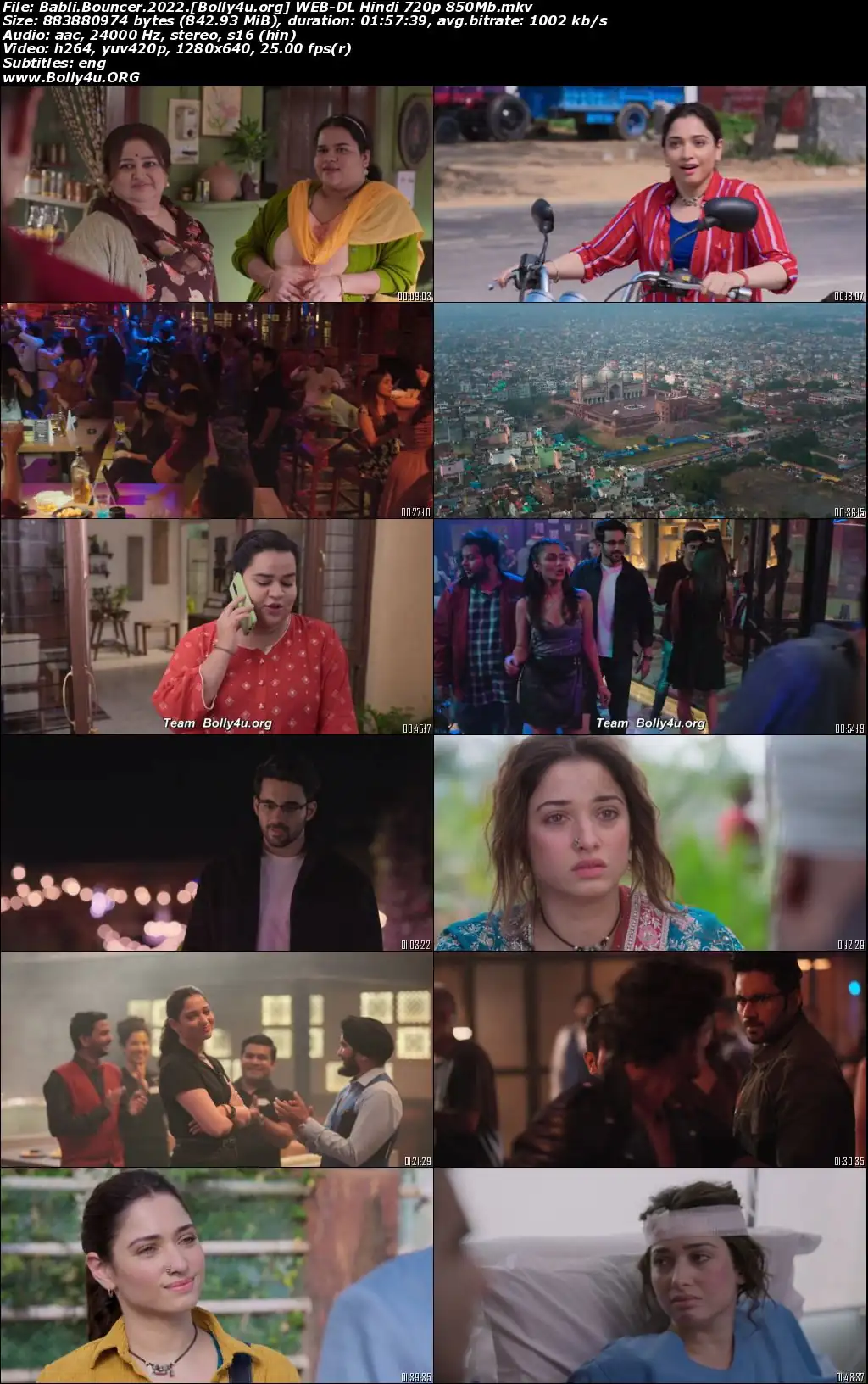 Babli Bouncer 2022 WEB-DL Hindi Full Movie Download 1080p  720p  480p