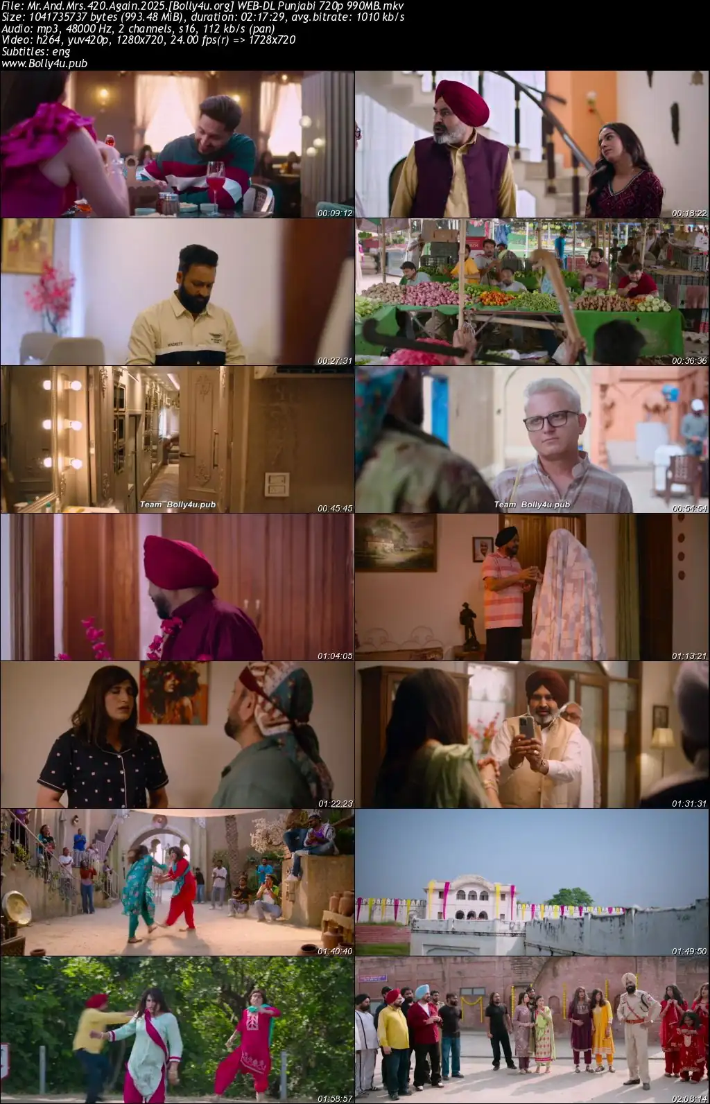 Mr and Mrs 420 Again 2025 WEB-DL Punjabi Full Movie Download 1080p  720p  480p