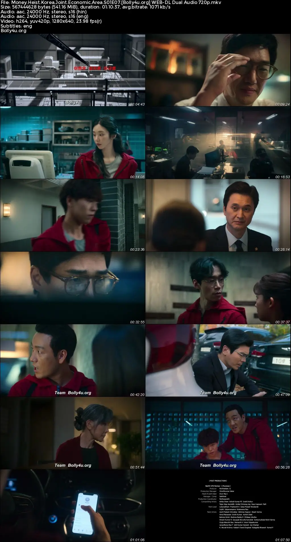 Money Heist Korea Joint Economic Area 2022 WEB-DL Hindi Dual Audio ORG S01 Complete Download 720p  480p
