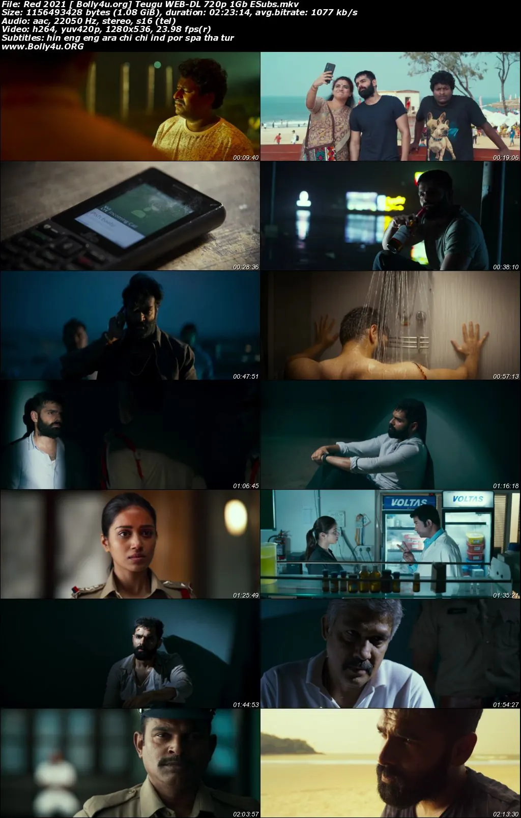 Red 2021 WEB-DL 400Mb Telugu 480p ESubs Download