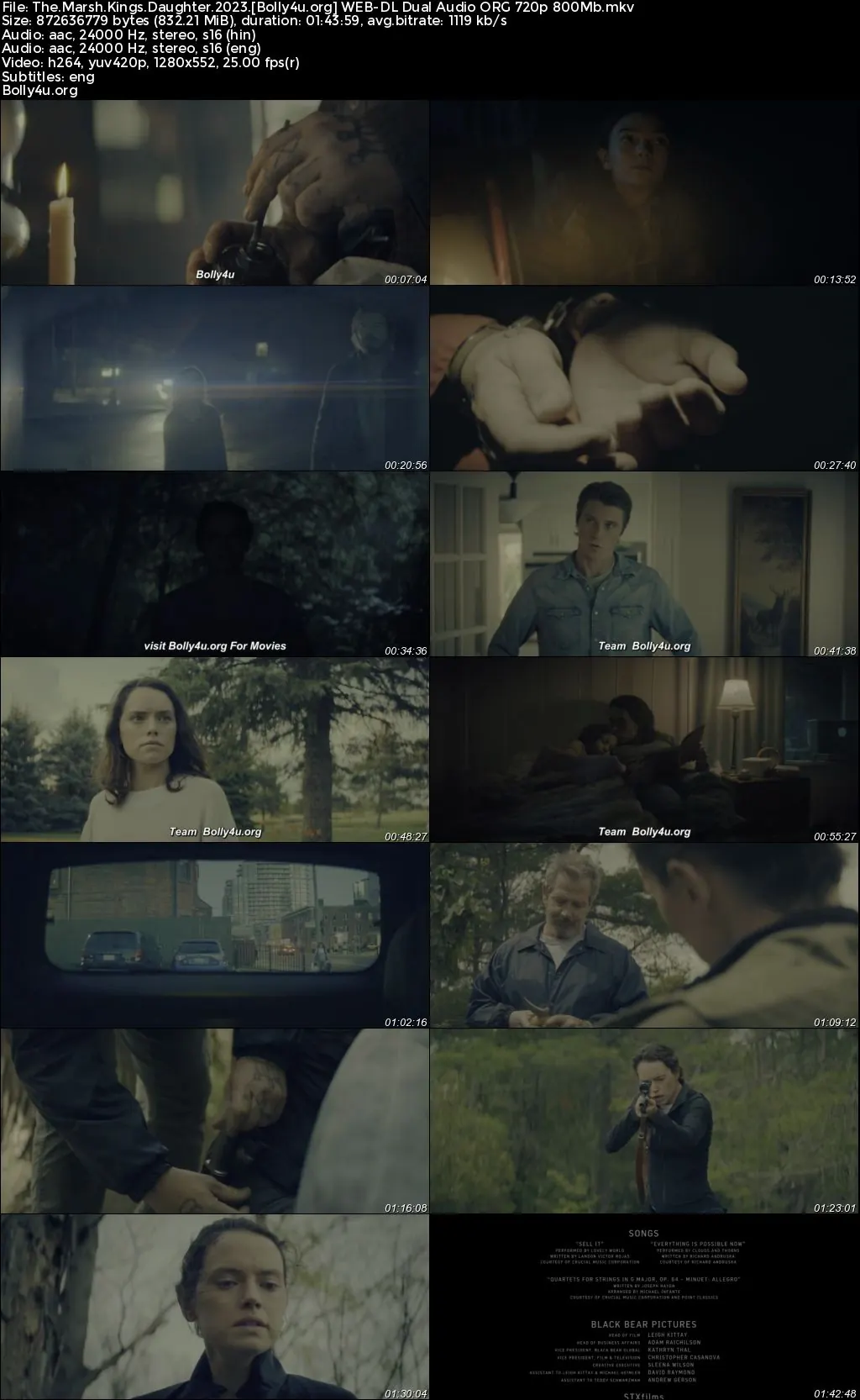 The Marsh Kings Daughter 2023 WEB-DL Hindi Dual Audio ORG Full Movie Download 1080p  720p  480p