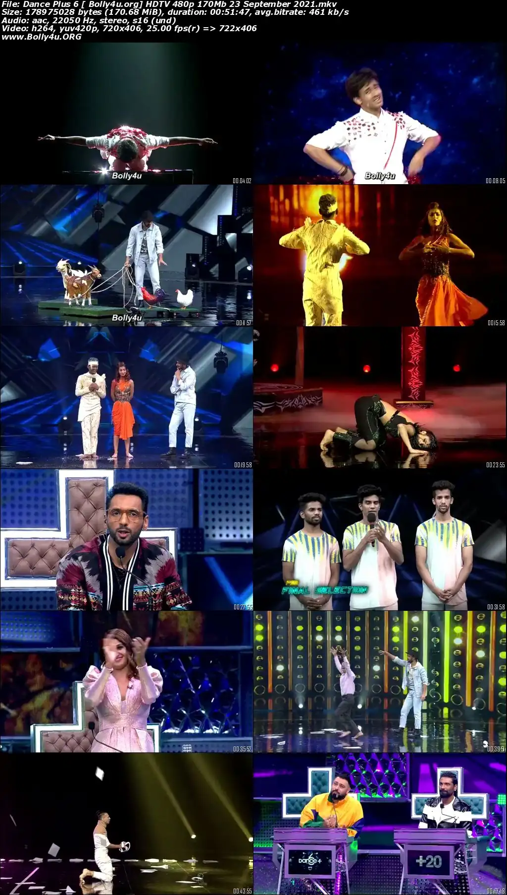 Dance Plus 6 HDTV 480p 170Mb 23 September 2021 Download