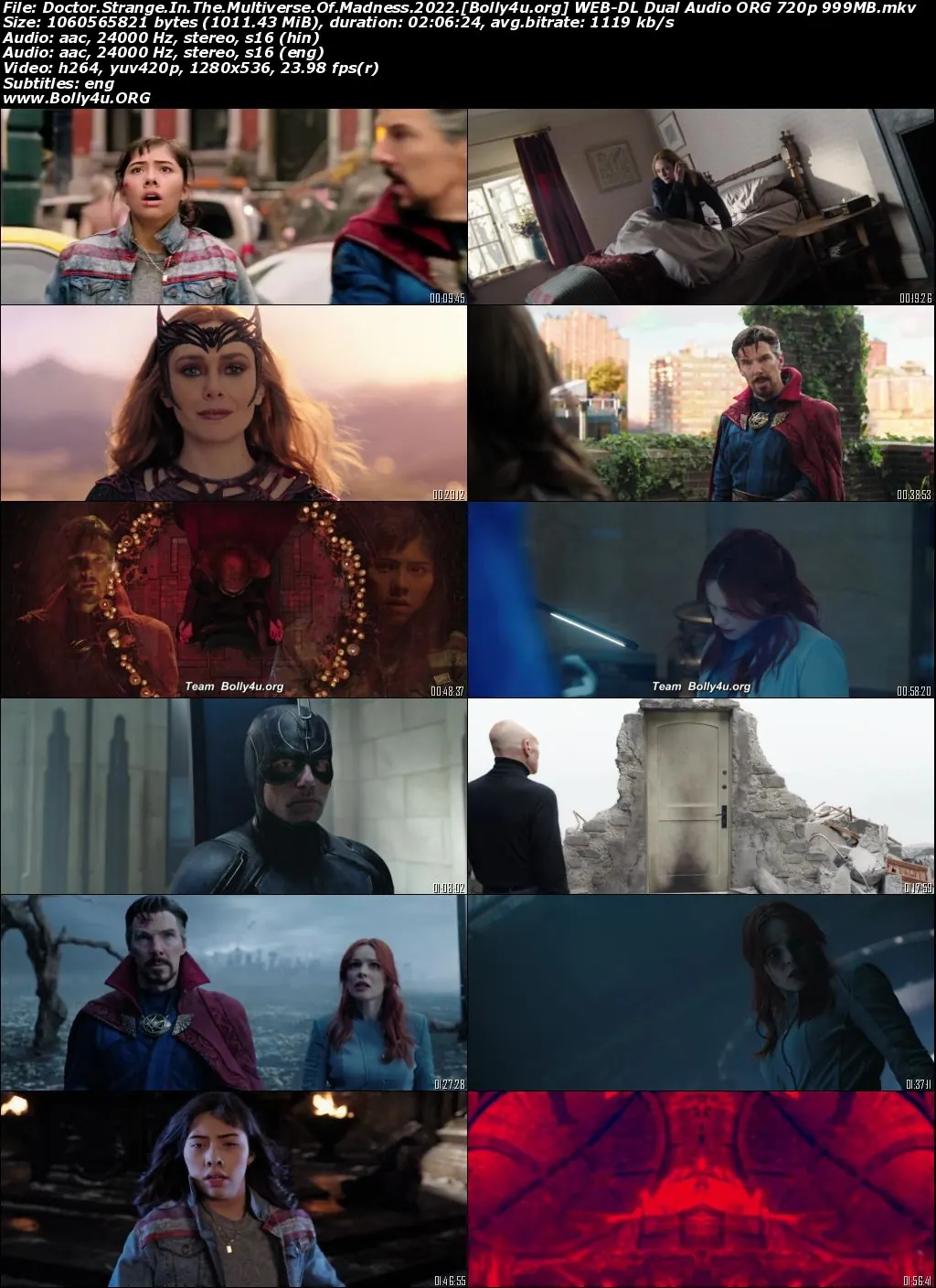 Doctor Strange in The Multiverse of Madness 2022 WEB-DL Hindi Dual Audio ORG Full Movie Download
