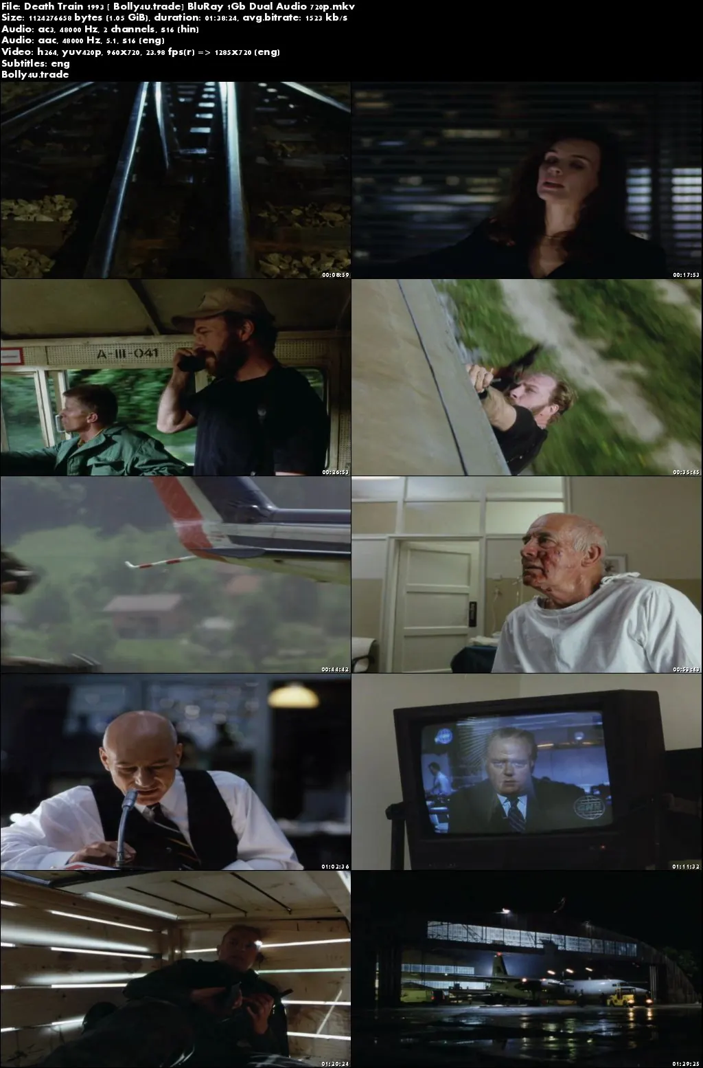 Death Train 1993 BluRay 1Gb Hindi Dual Audio 720p Download