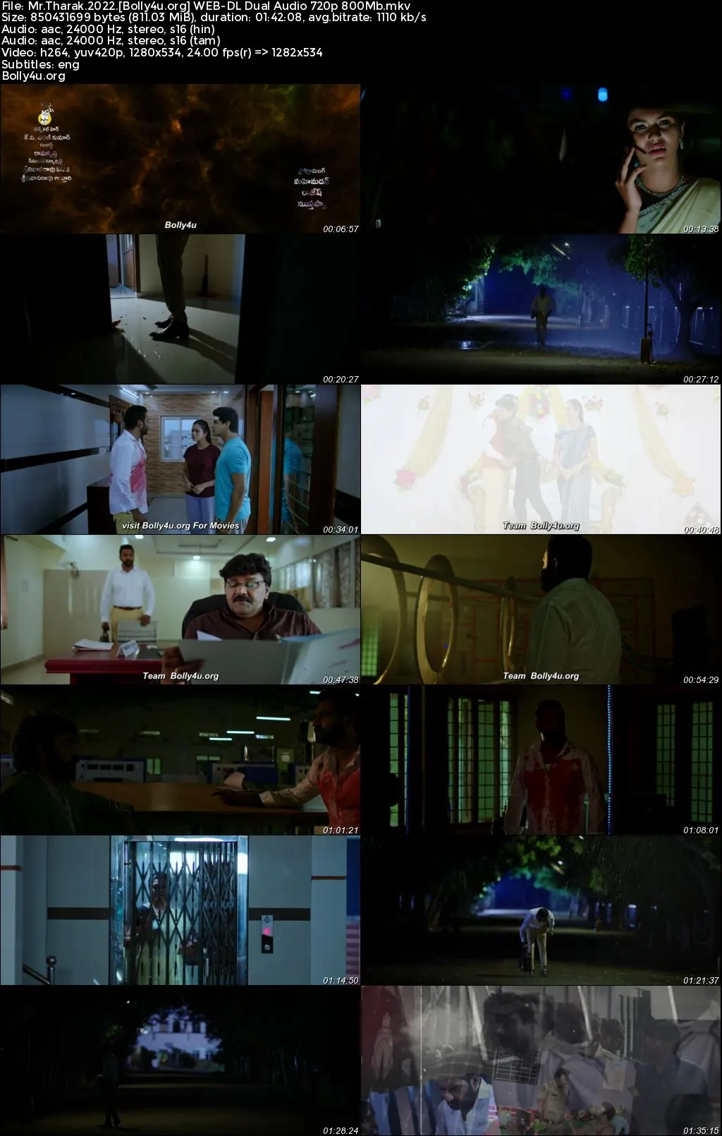 Mr Tharak 2022 WEB-DL UNCUT Hindi Dual Audio ORG Full Movie Download 1080p  720p  480p