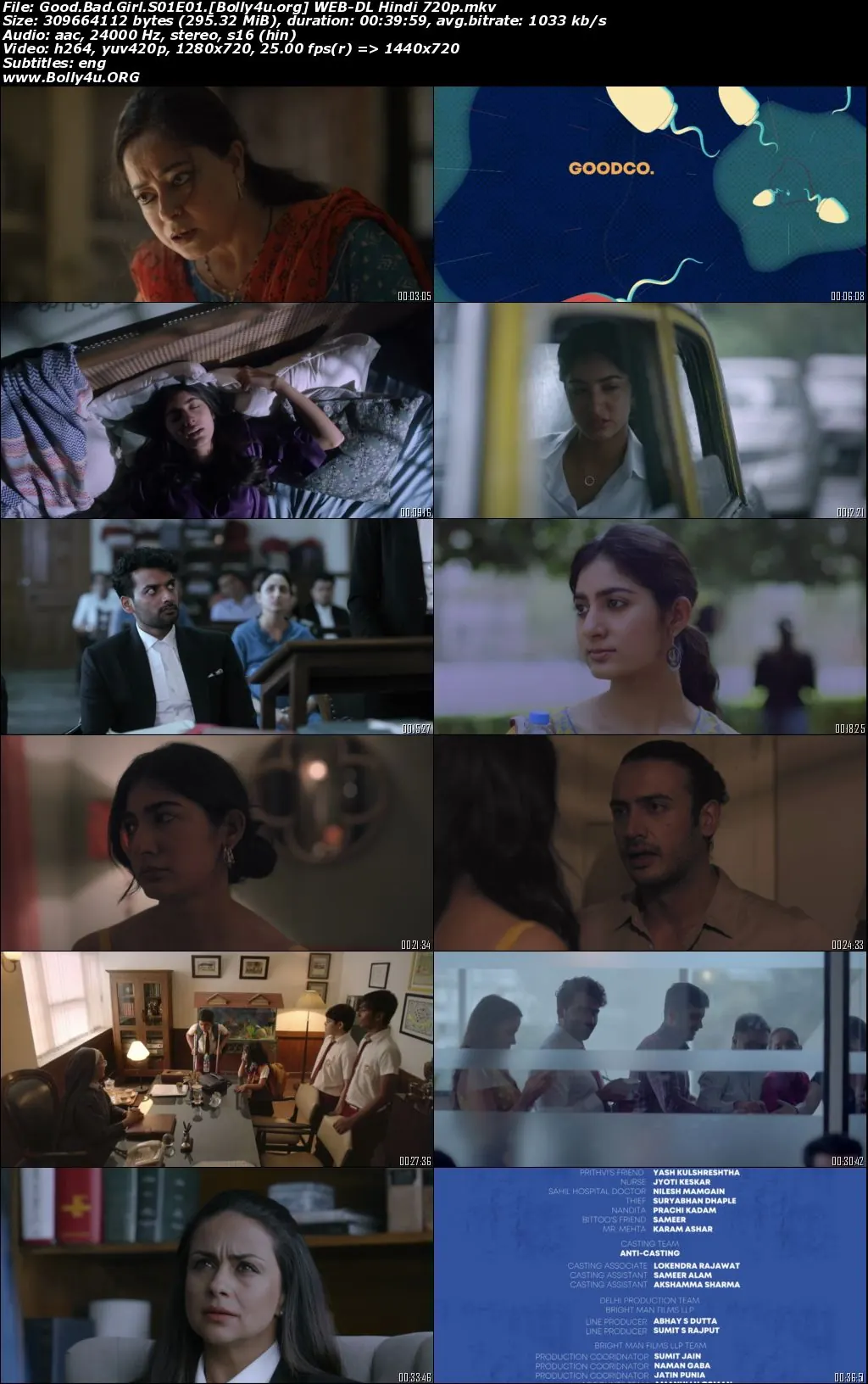 Good Bad Girl 2022 WEB-DL Hindi S01 Complete Download 720p  480p