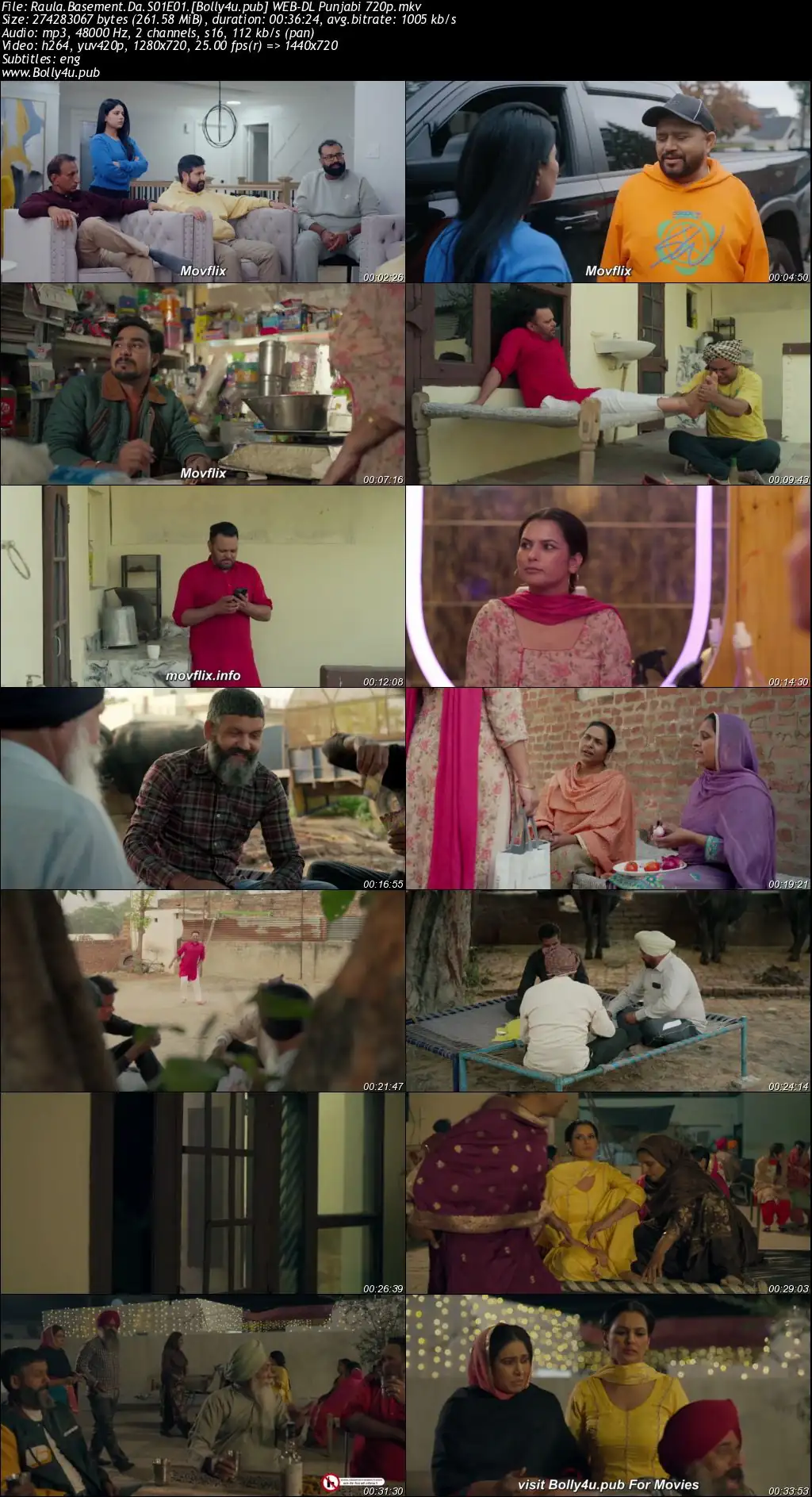 Raula Basement Da 2025 WEB-DL Punjabi S01 Complete Download 720p  480p