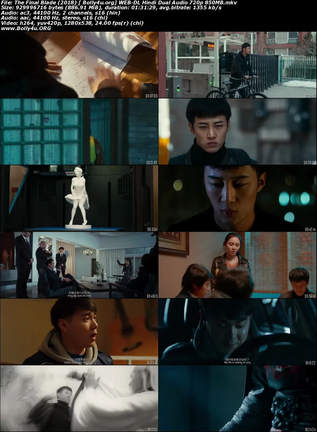 The Final Blade 2018 WEB-DL Hindi Dual Audio 720p 480p Download