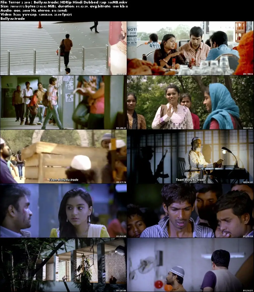 Terror 2 2018 HDRip 750MB Full Hindi Dubbed Movie Download 720p